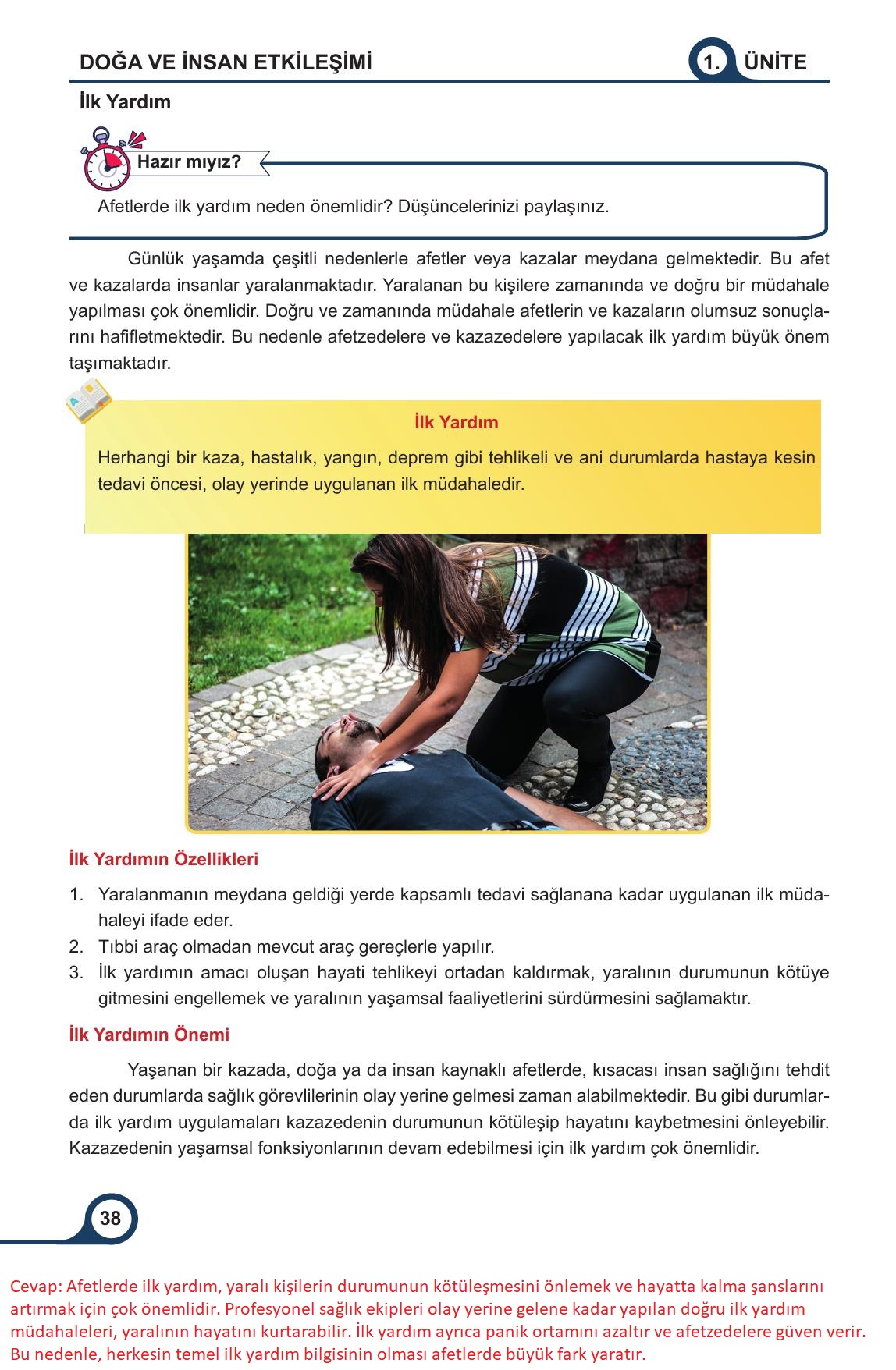 5. Sınıf Meb Yayınları Afet Bilinci Ders Kitabı Sayfa 38 Cevapları 5. Sınıf Meb Yayınları Afet Bilinci Ders Kitabı Sayfa 38 Cevapları