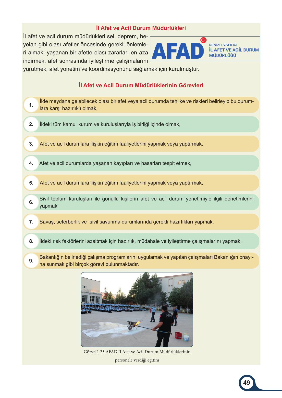 5. Sınıf Meb Yayınları Afet Bilinci Ders Kitabı Sayfa 49 Cevapları 5. Sınıf Meb Yayınları Afet Bilinci Ders Kitabı Sayfa 49 Cevapları