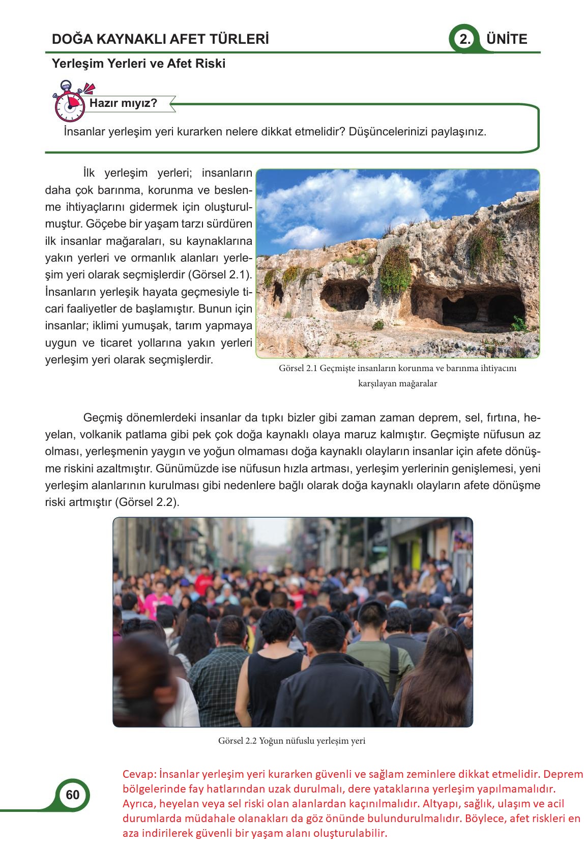 5. Sınıf Meb Yayınları Afet Bilinci Ders Kitabı Sayfa 60 Cevapları 5. Sınıf Meb Yayınları Afet Bilinci Ders Kitabı Sayfa 60 Cevapları