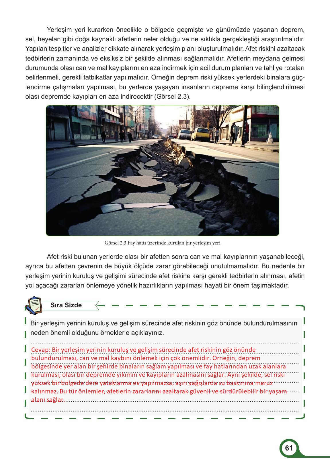 5. Sınıf Meb Yayınları Afet Bilinci Ders Kitabı Sayfa 61 Cevapları 5. Sınıf Meb Yayınları Afet Bilinci Ders Kitabı Sayfa 61 Cevapları