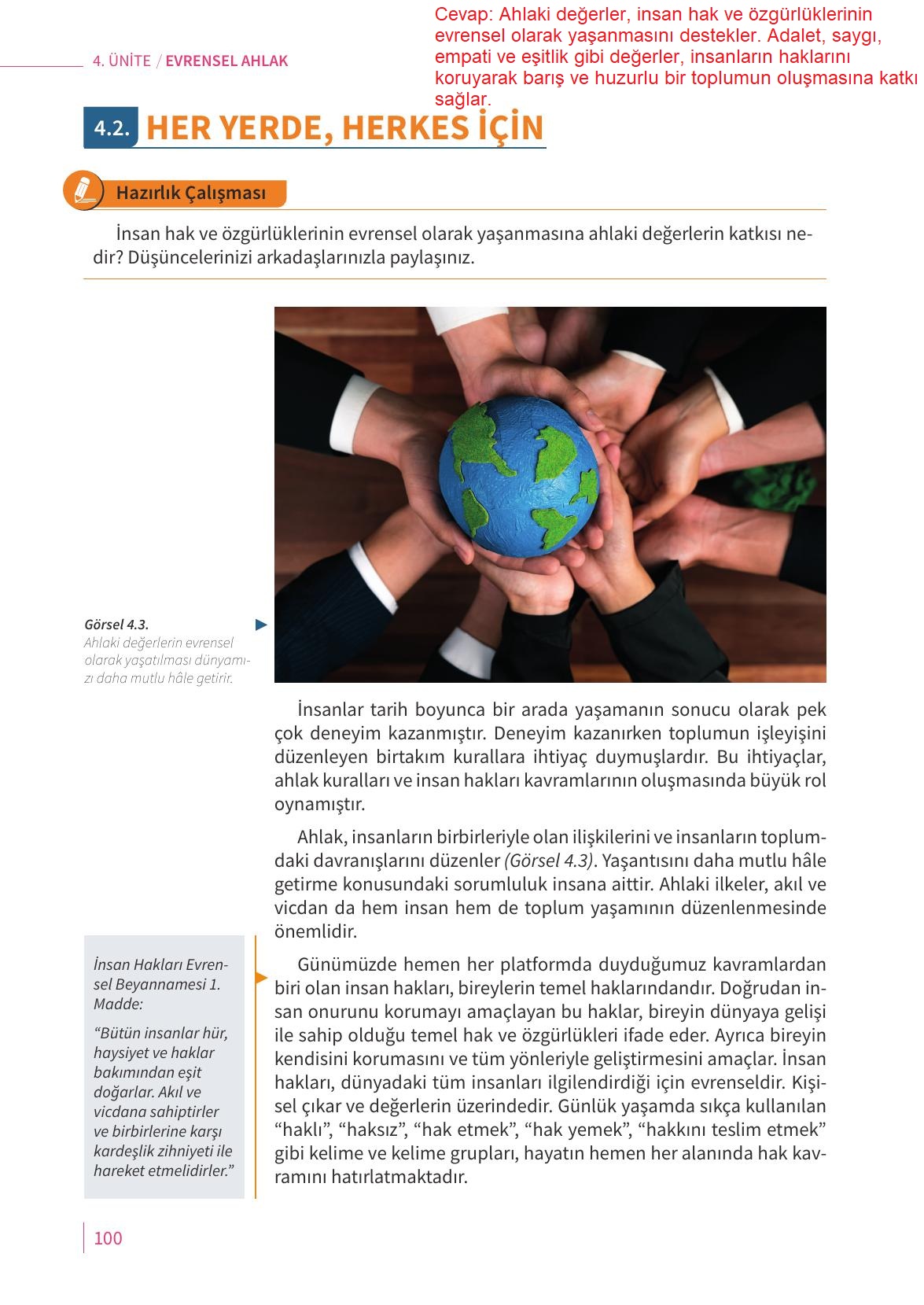 6. Sınıf Meb Yayınları 2. Kitap Ahlak Ve Vatandaşlık Eğitimi Ders Kitabı Sayfa 100 Cevapları 6. Sınıf Meb Yayınları 2. Kitap Ahlak Ve Vatandaşlık Eğitimi Ders Kitabı Sayfa 100 Cevapları