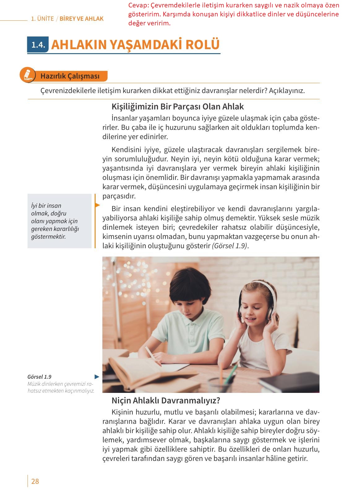 6. Sınıf Meb Yayınları Ahlak Ve Vatandaşlık Eğitimi Ders Kitabı Sayfa 28 Cevapları 6. Sınıf Meb Yayınları Ahlak Ve Vatandaşlık Eğitimi Ders Kitabı Sayfa 28 Cevapları
