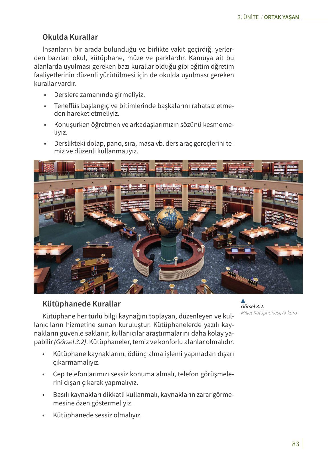 6. Sınıf Meb Yayınları Ahlak Ve Vatandaşlık Eğitimi Ders Kitabı Sayfa 83 Cevapları 6. Sınıf Meb Yayınları Ahlak Ve Vatandaşlık Eğitimi Ders Kitabı Sayfa 83 Cevapları