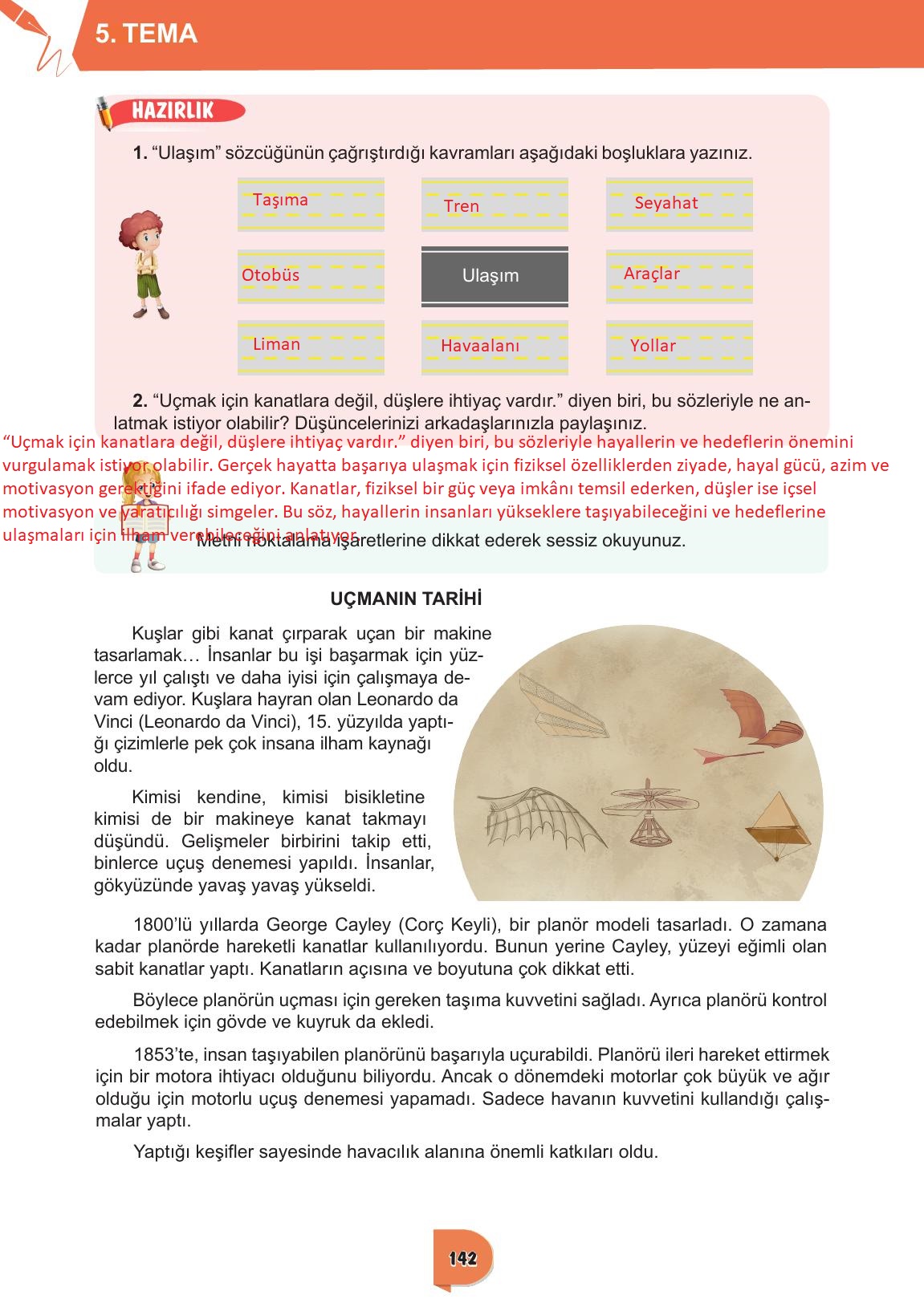 6. Sınıf Meb Yayınları Türkçe Ders Kitabı Sayfa 142 Cevapları 6. Sınıf Meb Yayınları Türkçe Ders Kitabı Sayfa 142 Cevapları