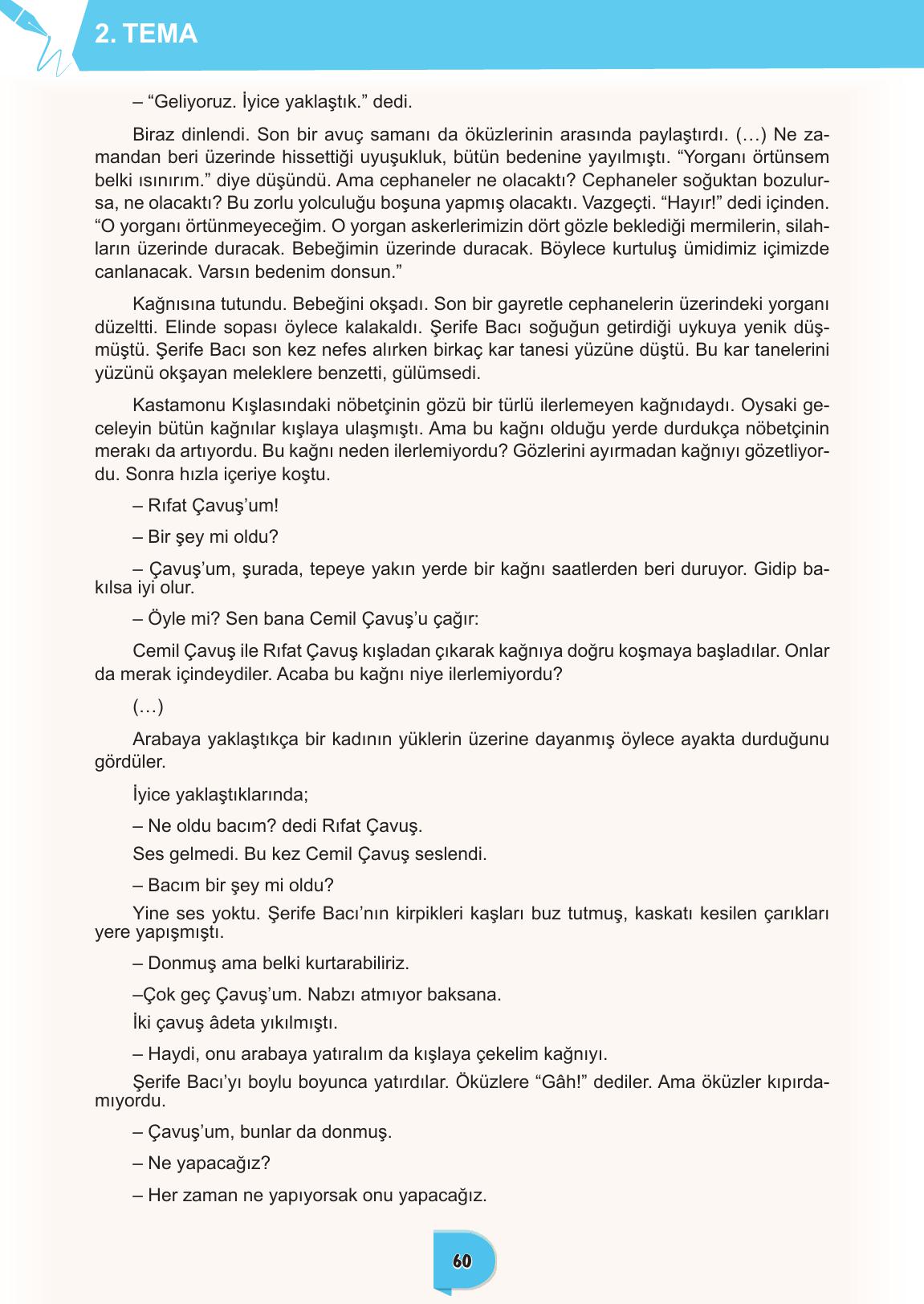 6. Sınıf Meb Yayınları Türkçe Ders Kitabı Sayfa 60 Cevapları 6. Sınıf Meb Yayınları Türkçe Ders Kitabı Sayfa 60 Cevapları