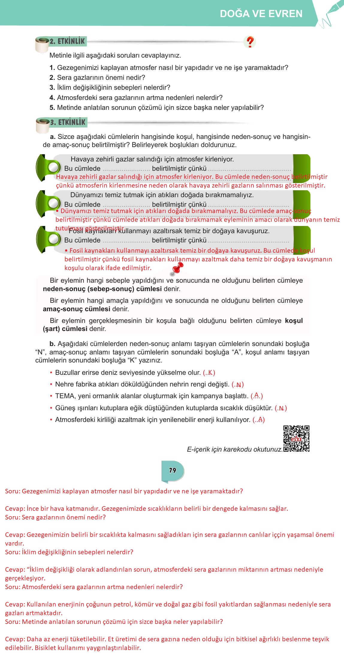 6. Sınıf Meb Yayınları Türkçe Ders Kitabı Sayfa 79 Cevapları 6. Sınıf Meb Yayınları Türkçe Ders Kitabı Sayfa 79 Cevapları