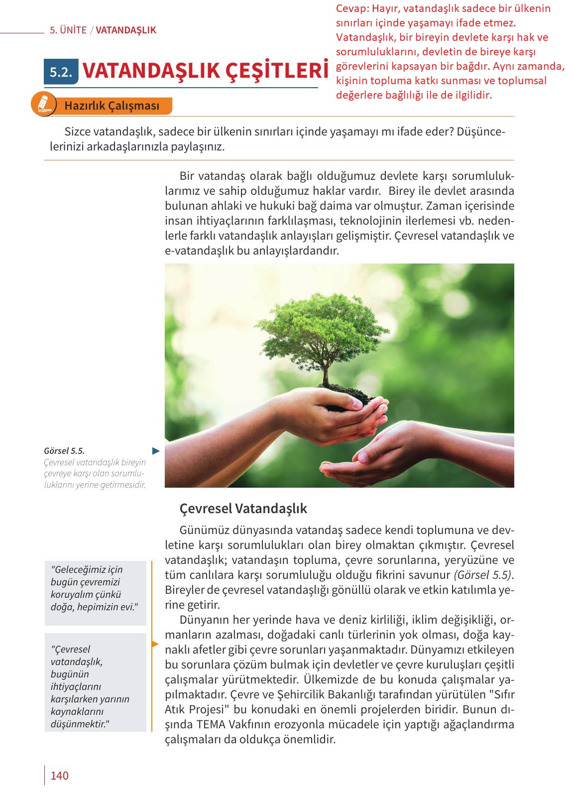 7. Sınıf Meb Yayınları Ahlak Ve Vatandaşlık Eğitimi Ders Kitabı Sayfa 140 Cevapları 7. Sınıf Meb Yayınları Ahlak Ve Vatandaşlık Eğitimi Ders Kitabı Sayfa 140 Cevapları