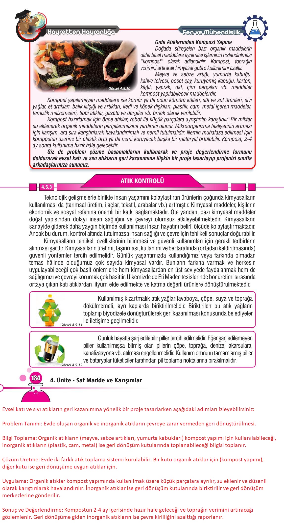 7. Sınıf Meb Yayınları Fen Bilimleri Ders Kitabı Sayfa 134 Cevapları 7. Sınıf Meb Yayınları Fen Bilimleri Ders Kitabı Sayfa 134 Cevapları