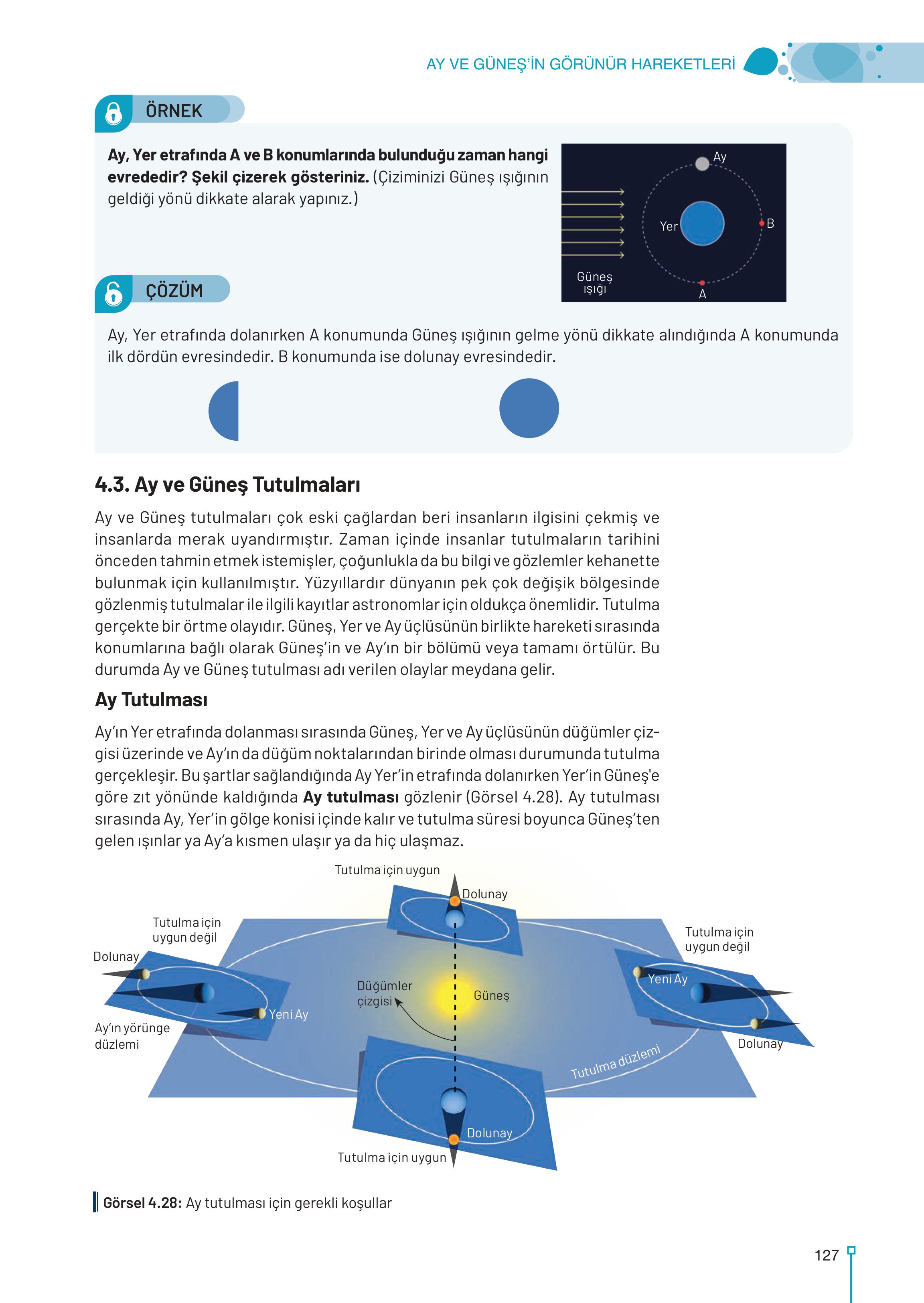 9. Sınıf Meb Yayınları Astronomi Ve Uzay Bilimleri Ders Kitabı Sayfa 127 Cevapları 9. Sınıf Meb Yayınları Astronomi Ve Uzay Bilimleri Ders Kitabı Sayfa 127 Cevapları