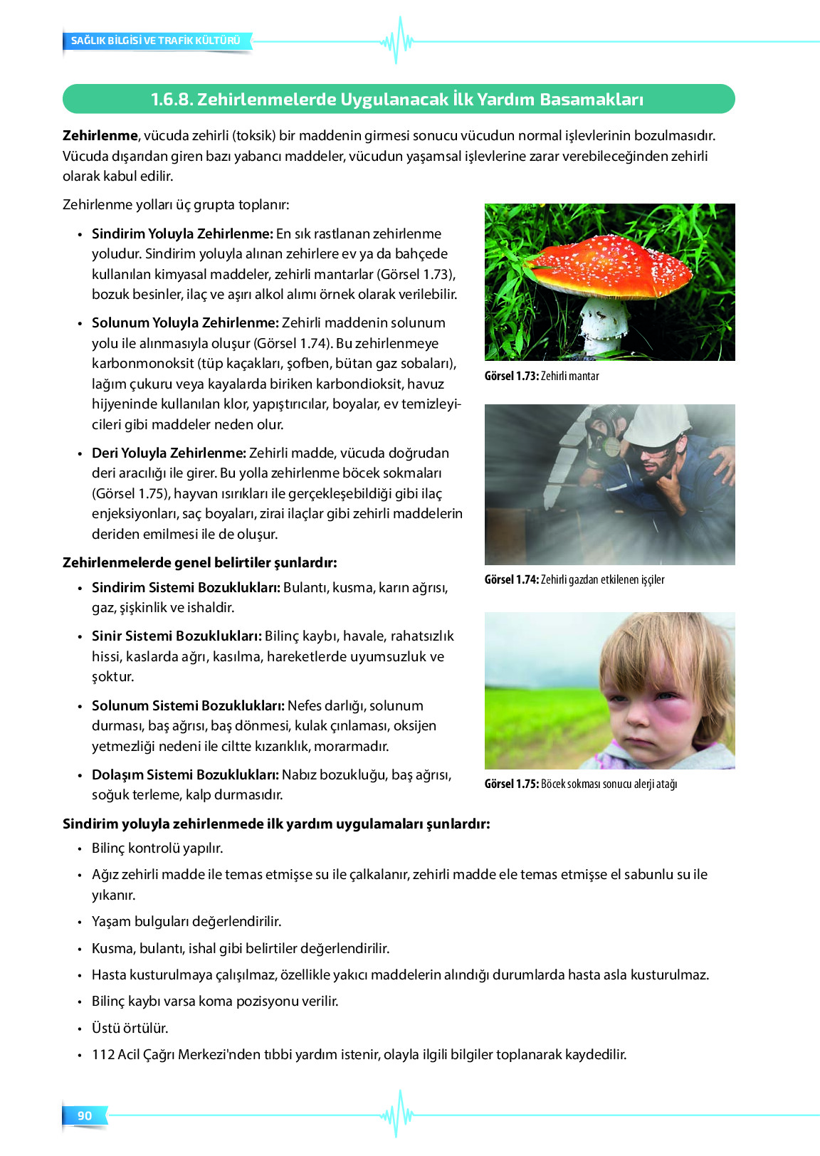 9. Sınıf Meb Yayınları Sağlık Bilgisi Ve Trafik Kültürü Ders Kitabı Sayfa 90 Cevapları