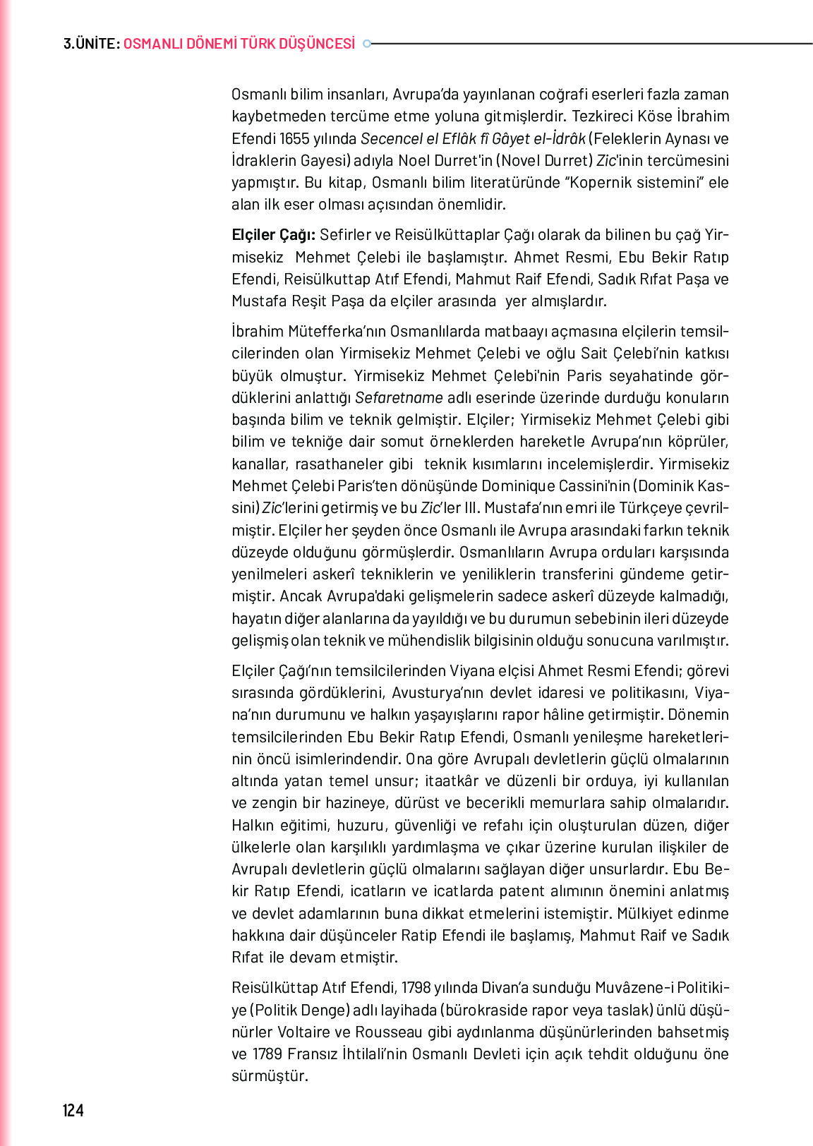 10. Sınıf Meb Yayınları Türk Düşünce Tarihi Ders Kitabı Sayfa 124 Cevapları