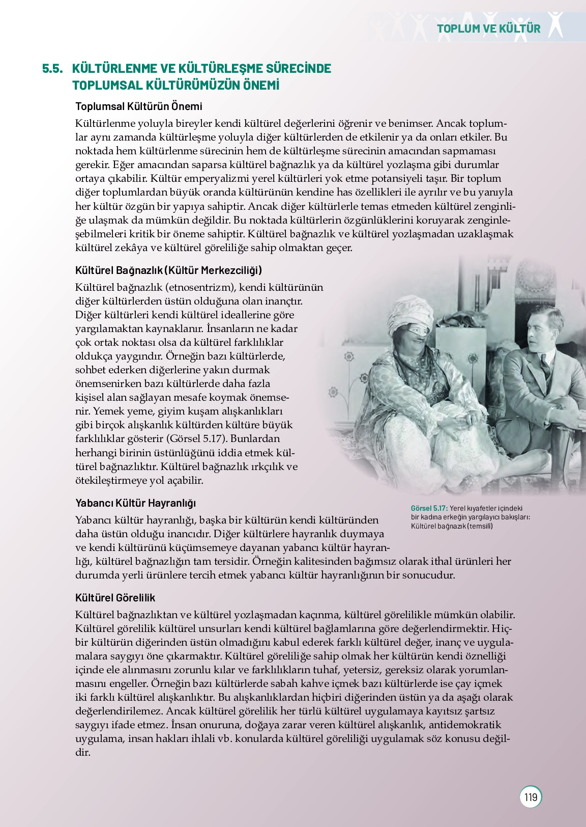 11. Sınıf Meb Yayınları Sosyoloji Ders Kitabı Sayfa 119 Cevapları