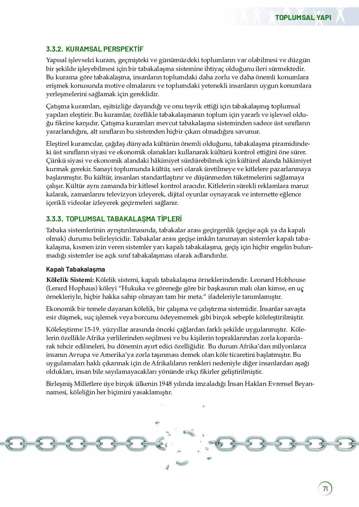 11. Sınıf Meb Yayınları Sosyoloji Ders Kitabı Sayfa 71 Cevapları