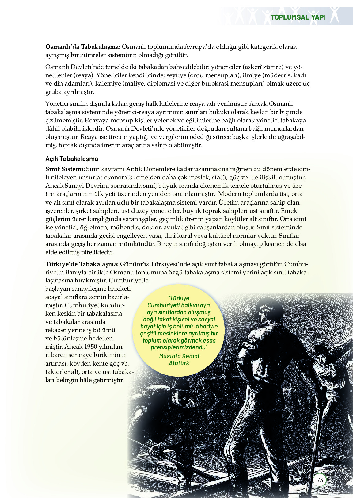 11. Sınıf Meb Yayınları Sosyoloji Ders Kitabı Sayfa 73 Cevapları