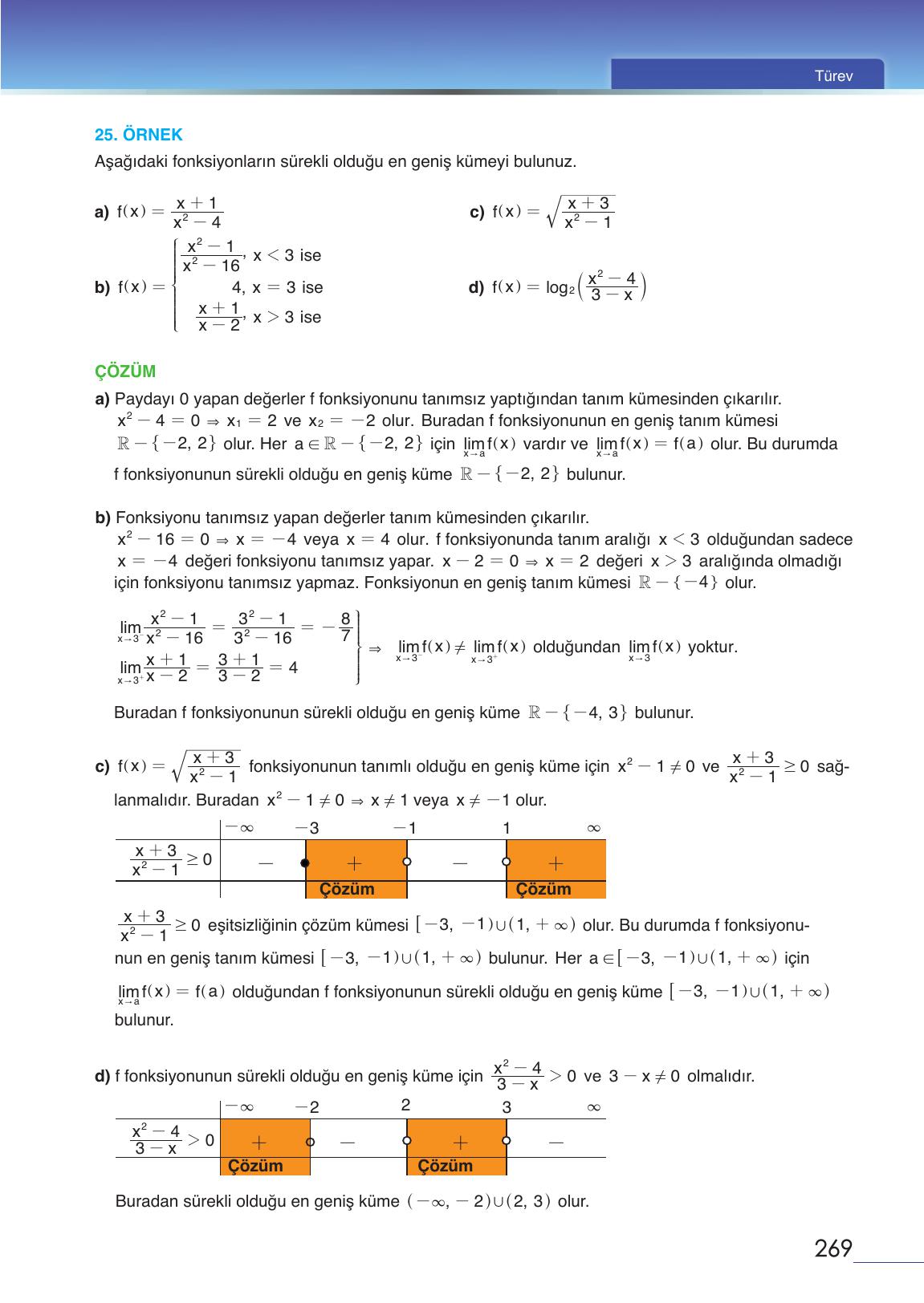 12. Sınıf Meb Yayınları Matematik Ders Kitabı Sayfa 269 Cevapları 12. Sınıf Meb Yayınları Matematik Ders Kitabı Sayfa 269 Cevapları