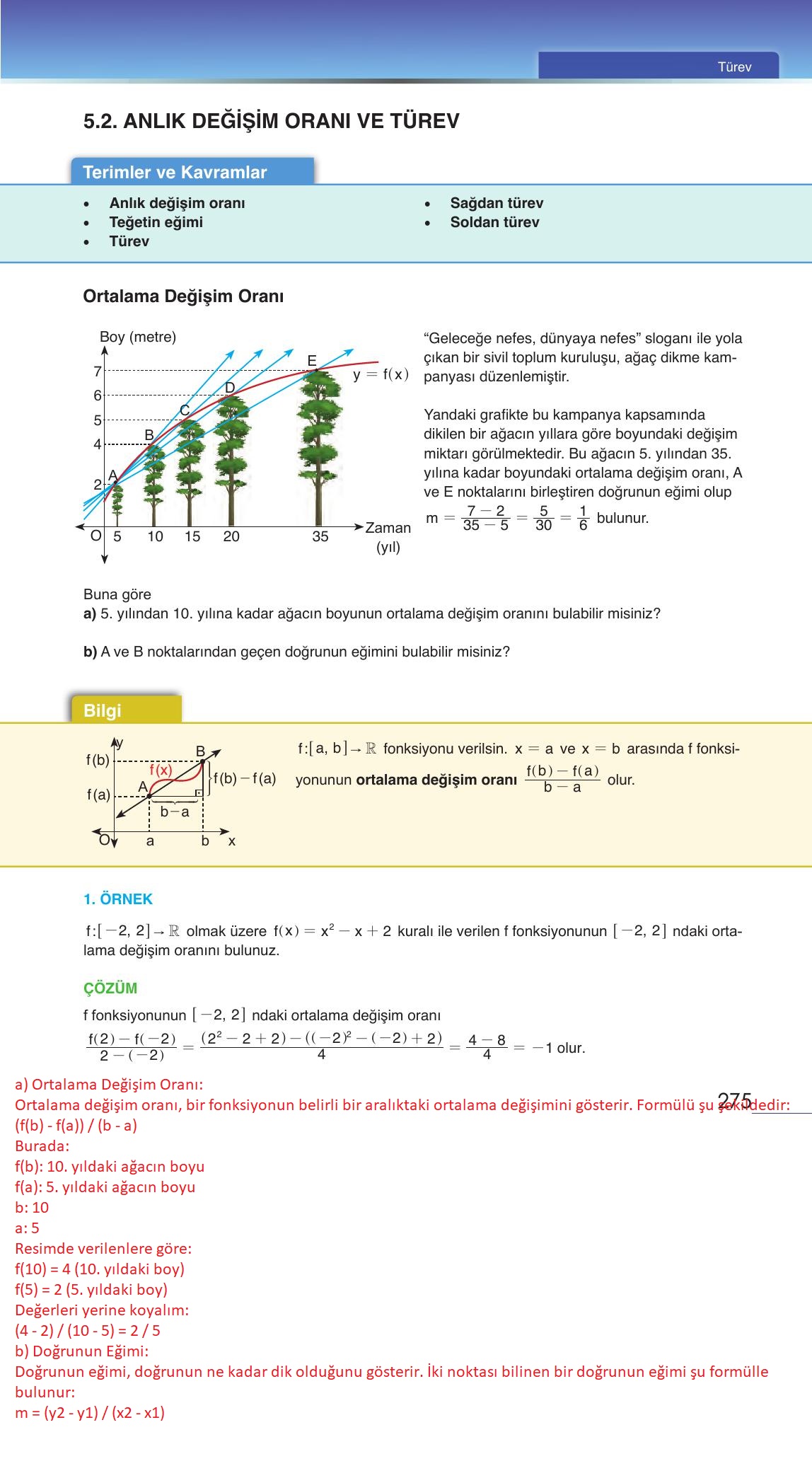 12. Sınıf Meb Yayınları Matematik Ders Kitabı Sayfa 275 Cevapları 12. Sınıf Meb Yayınları Matematik Ders Kitabı Sayfa 275 Cevapları
