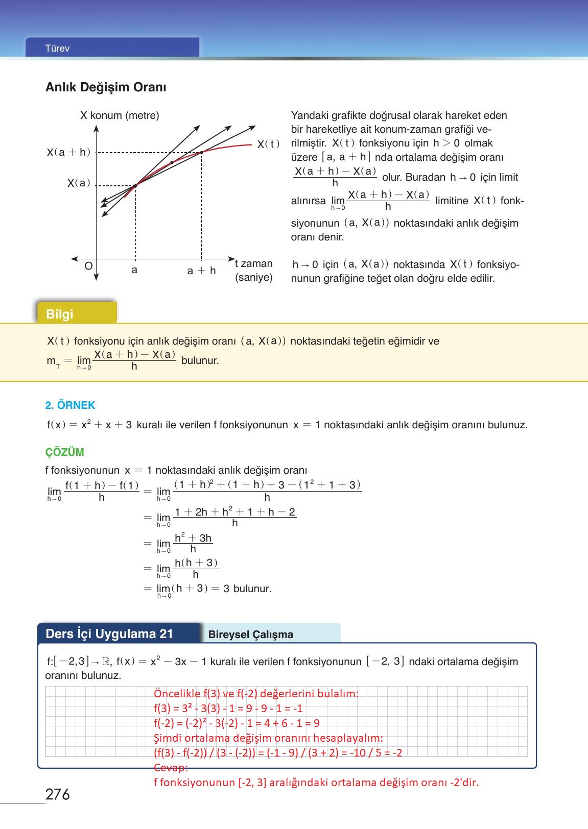 12. Sınıf Meb Yayınları Matematik Ders Kitabı Sayfa 276 Cevapları 12. Sınıf Meb Yayınları Matematik Ders Kitabı Sayfa 276 Cevapları