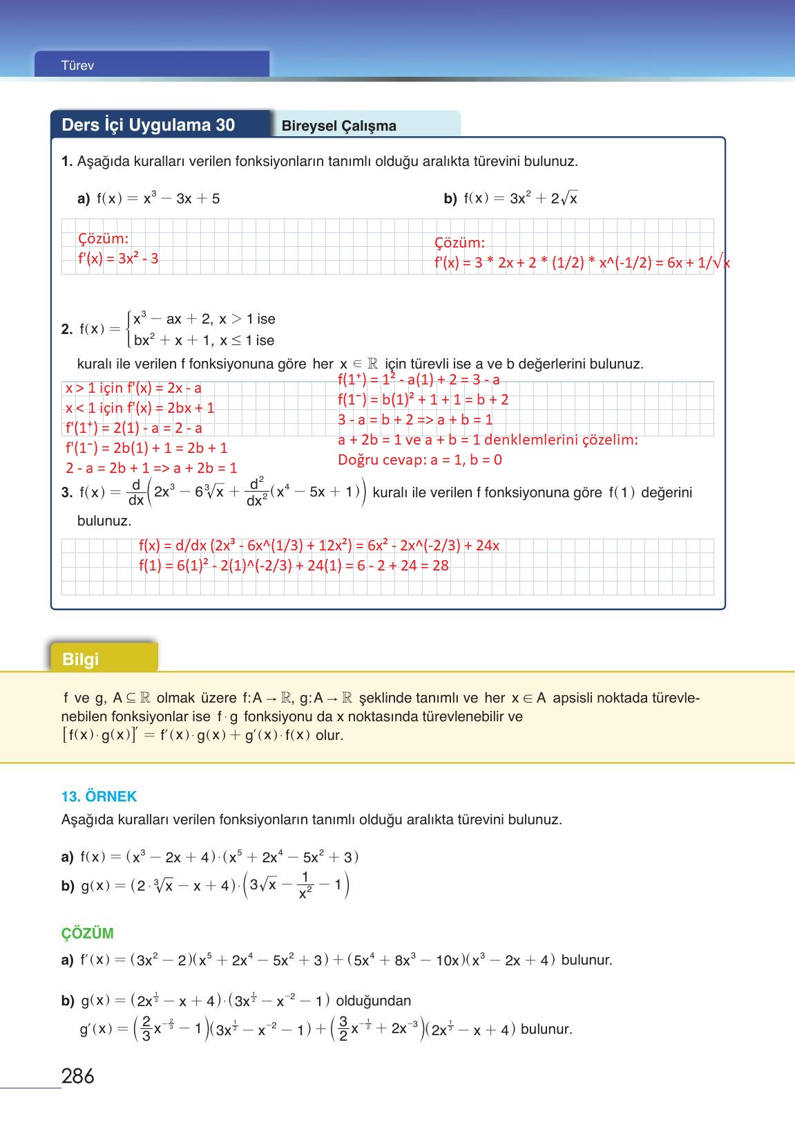 12. Sınıf Meb Yayınları Matematik Ders Kitabı Sayfa 286 Cevapları 12. Sınıf Meb Yayınları Matematik Ders Kitabı Sayfa 286 Cevapları