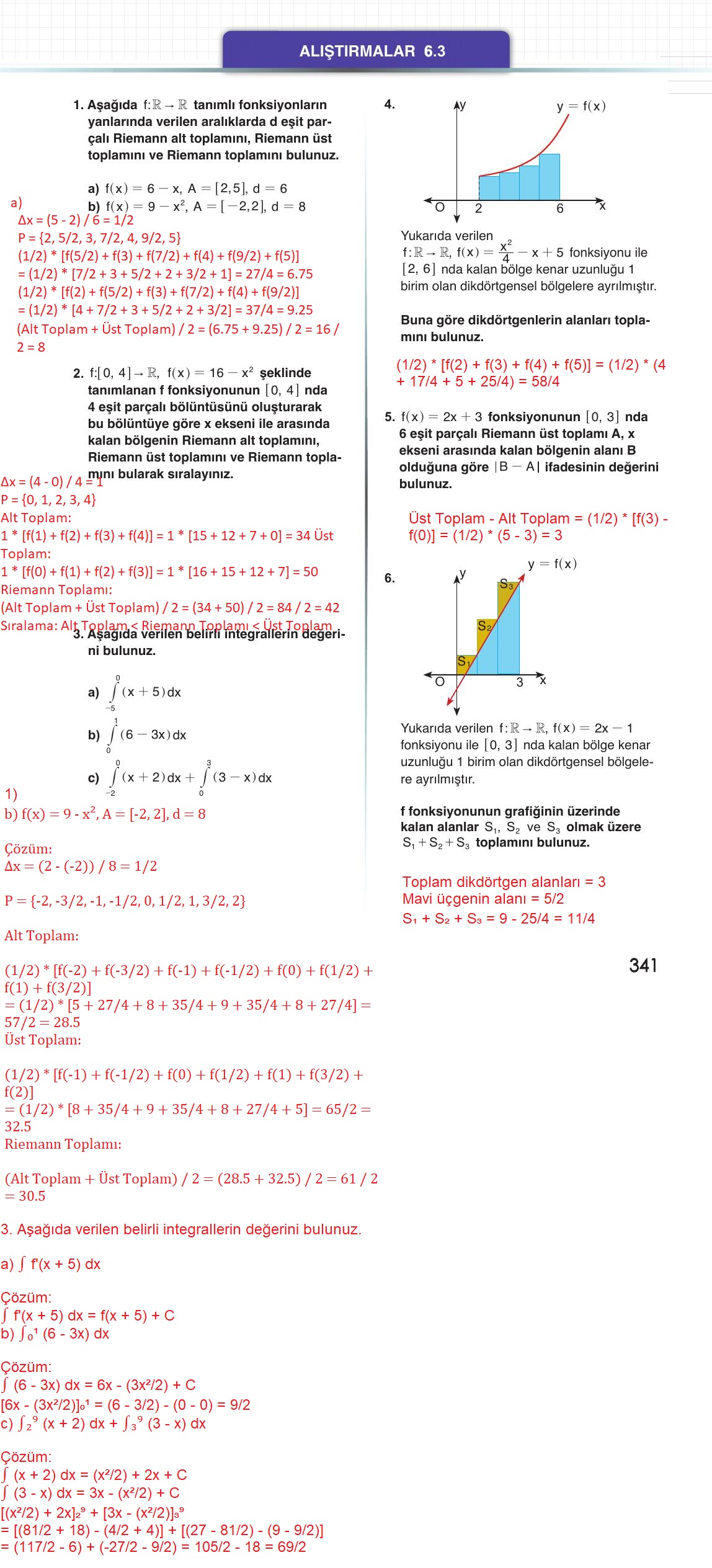 12. Sınıf Meb Yayınları Matematik Ders Kitabı Sayfa 341 Cevapları 12. Sınıf Meb Yayınları Matematik Ders Kitabı Sayfa 341 Cevapları