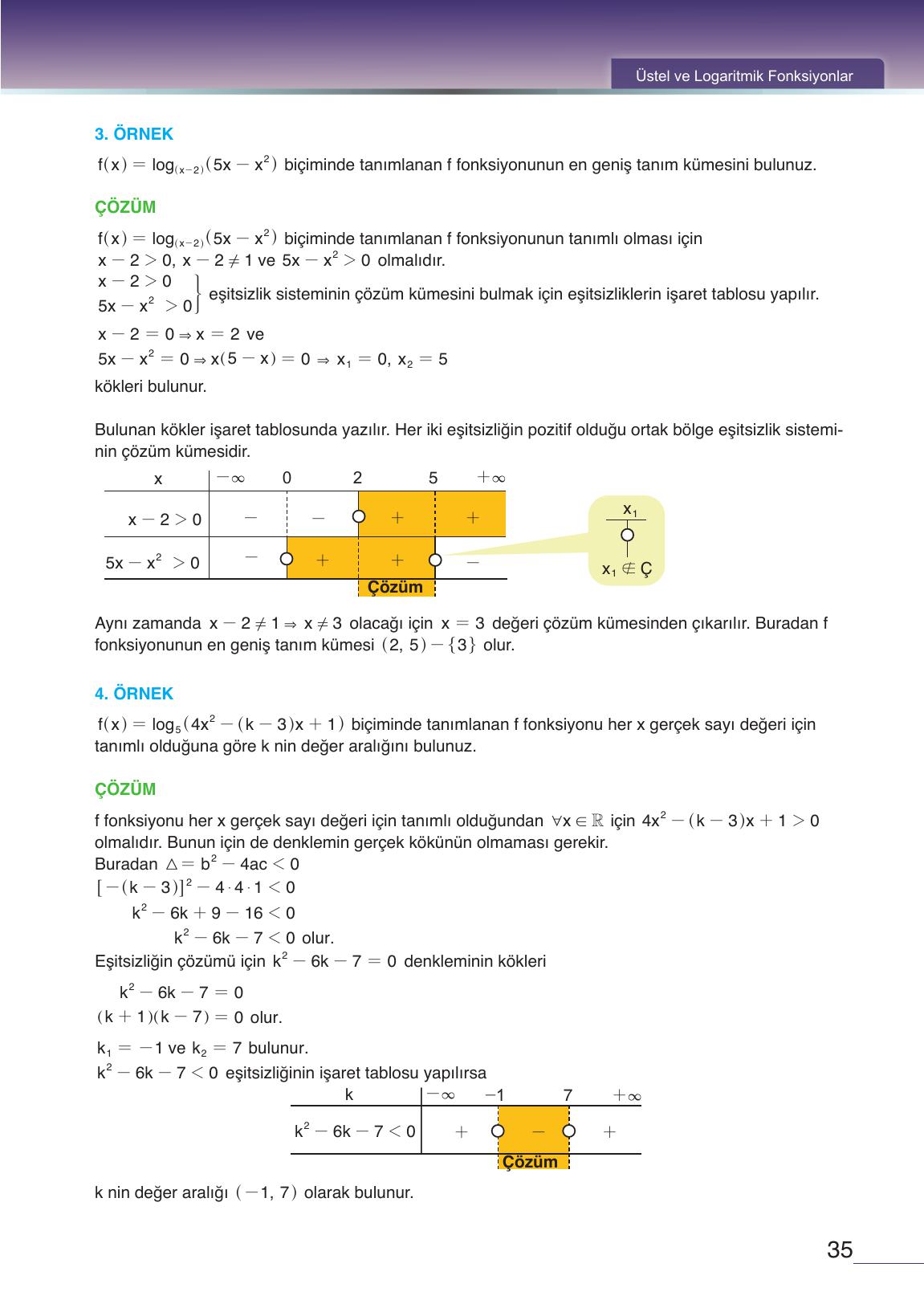 12. Sınıf Meb Yayınları Matematik Ders Kitabı Sayfa 35 Cevapları 12. Sınıf Meb Yayınları Matematik Ders Kitabı Sayfa 35 Cevapları