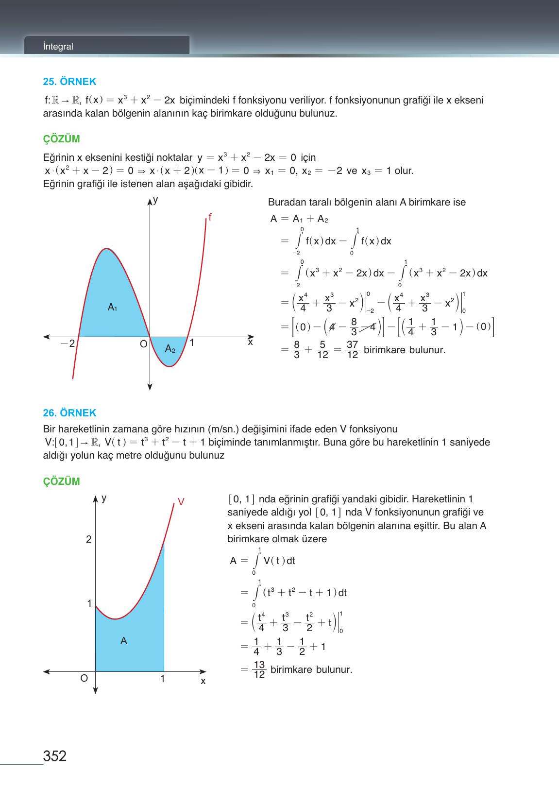 12. Sınıf Meb Yayınları Matematik Ders Kitabı Sayfa 352 Cevapları