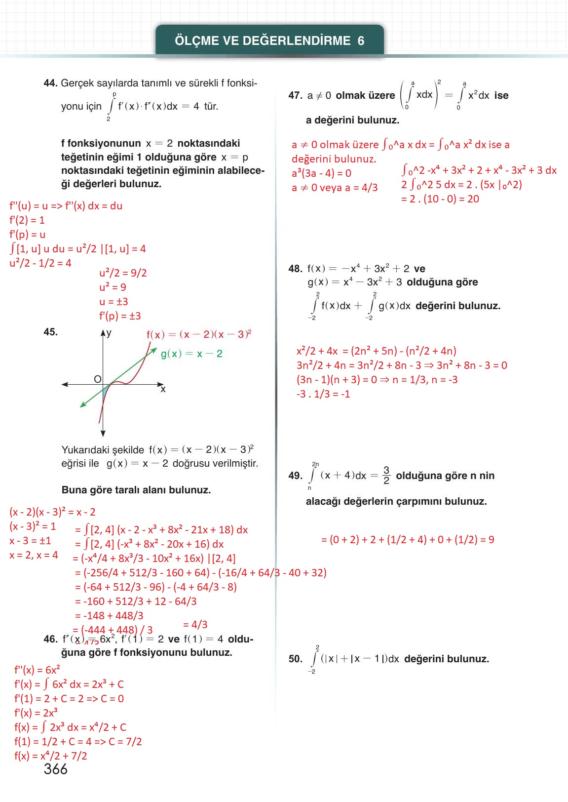 12. Sınıf Meb Yayınları Matematik Ders Kitabı Sayfa 366 Cevapları 12. Sınıf Meb Yayınları Matematik Ders Kitabı Sayfa 366 Cevapları