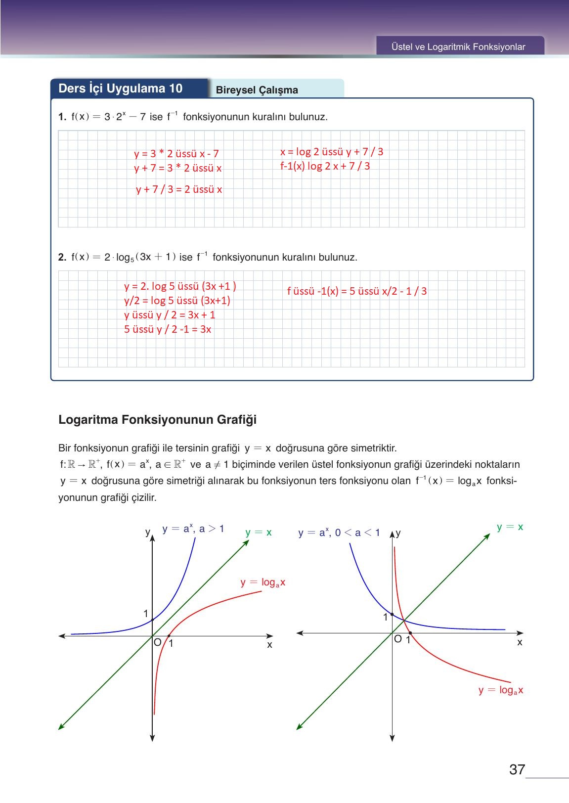 12. Sınıf Meb Yayınları Matematik Ders Kitabı Sayfa 37 Cevapları 12. Sınıf Meb Yayınları Matematik Ders Kitabı Sayfa 37 Cevapları