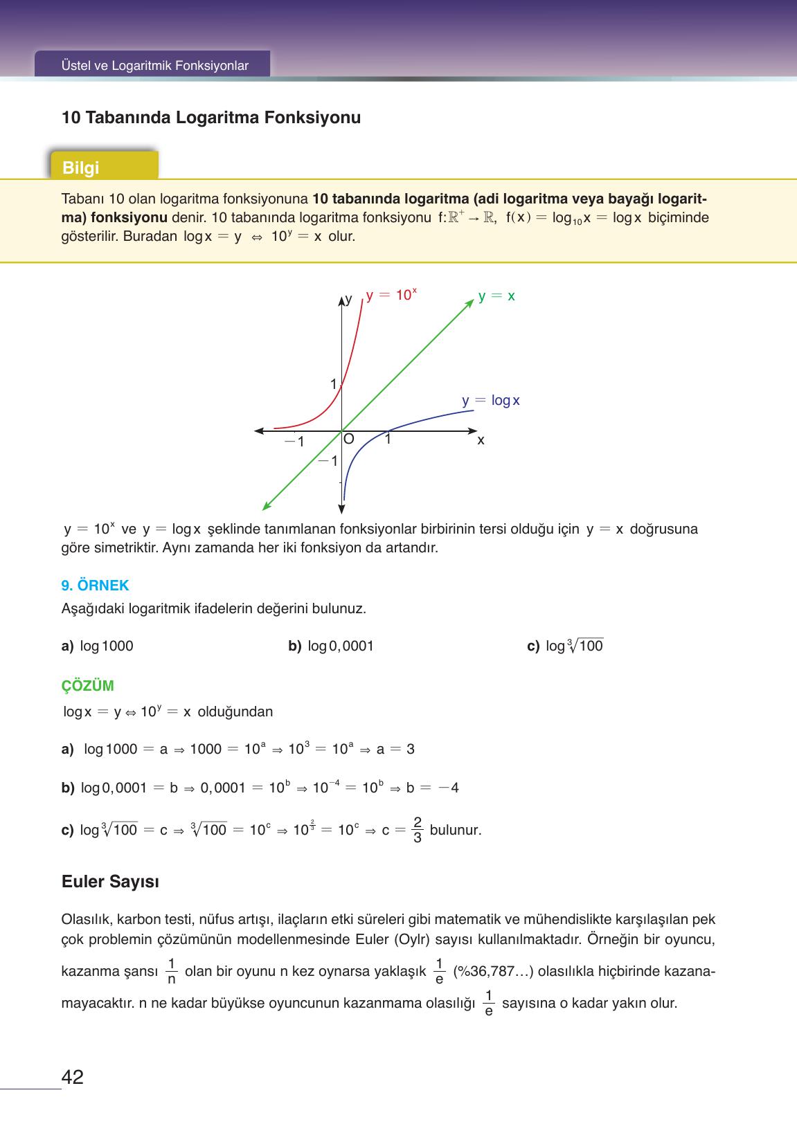 12. Sınıf Meb Yayınları Matematik Ders Kitabı Sayfa 42 Cevapları 12. Sınıf Meb Yayınları Matematik Ders Kitabı Sayfa 42 Cevapları