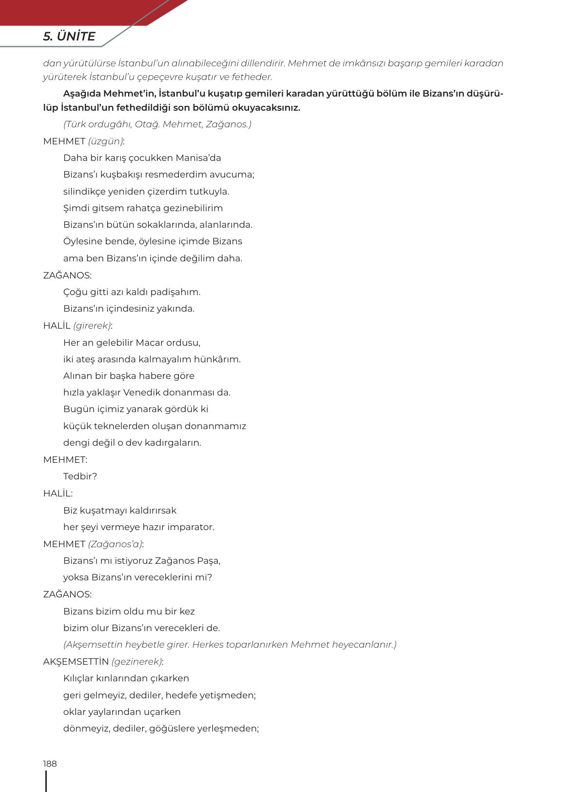 12. Sınıf Meb Yayınları Türk Dili Ve Edebiyatı Ders Kitabı Sayfa 188 Cevapları 12. Sınıf Meb Yayınları Türk Dili Ve Edebiyatı Ders Kitabı Sayfa 188 Cevapları