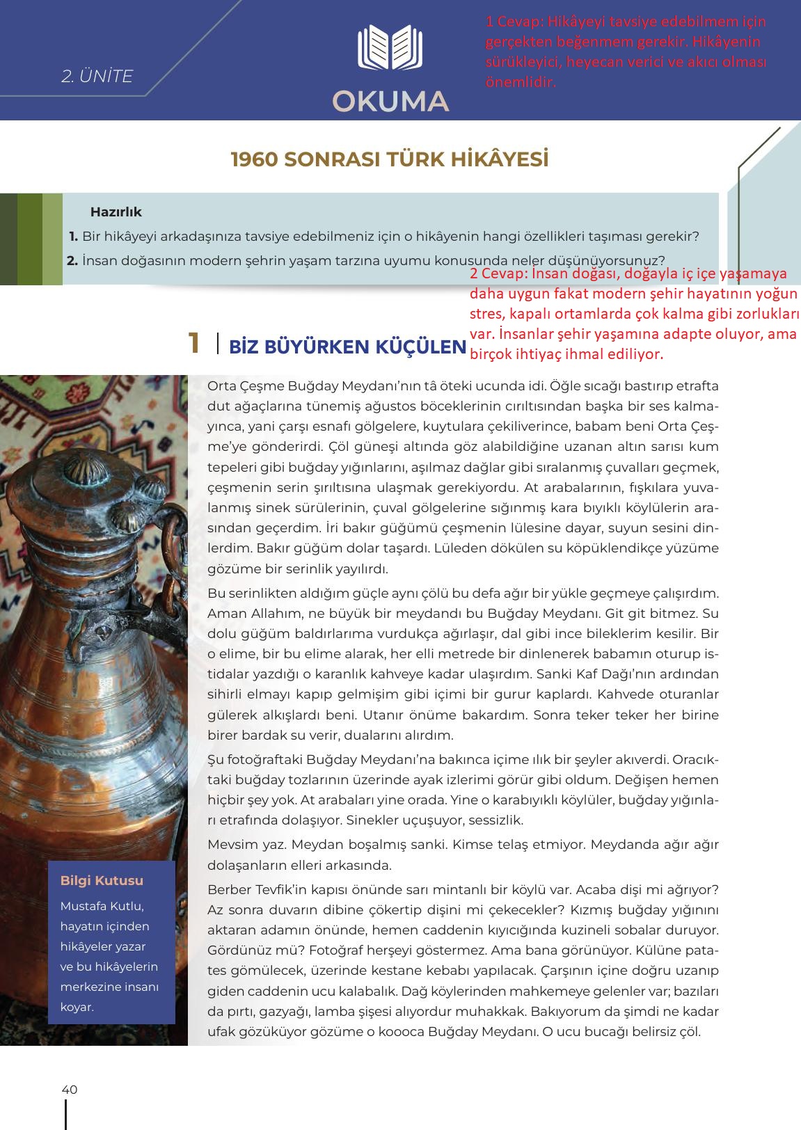 12. Sınıf Meb Yayınları Türk Dili Ve Edebiyatı Ders Kitabı Sayfa 40 Cevapları 12. Sınıf Meb Yayınları Türk Dili Ve Edebiyatı Ders Kitabı Sayfa 40 Cevapları