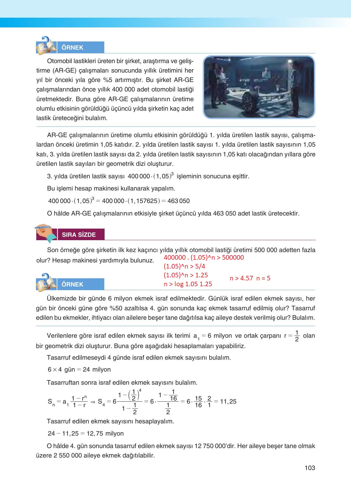 12. Sınıf Melis Yayınları Matematik Ders Kitabı Sayfa 103 Cevapları 12. Sınıf Melis Yayınları Matematik Ders Kitabı Sayfa 103 Cevapları