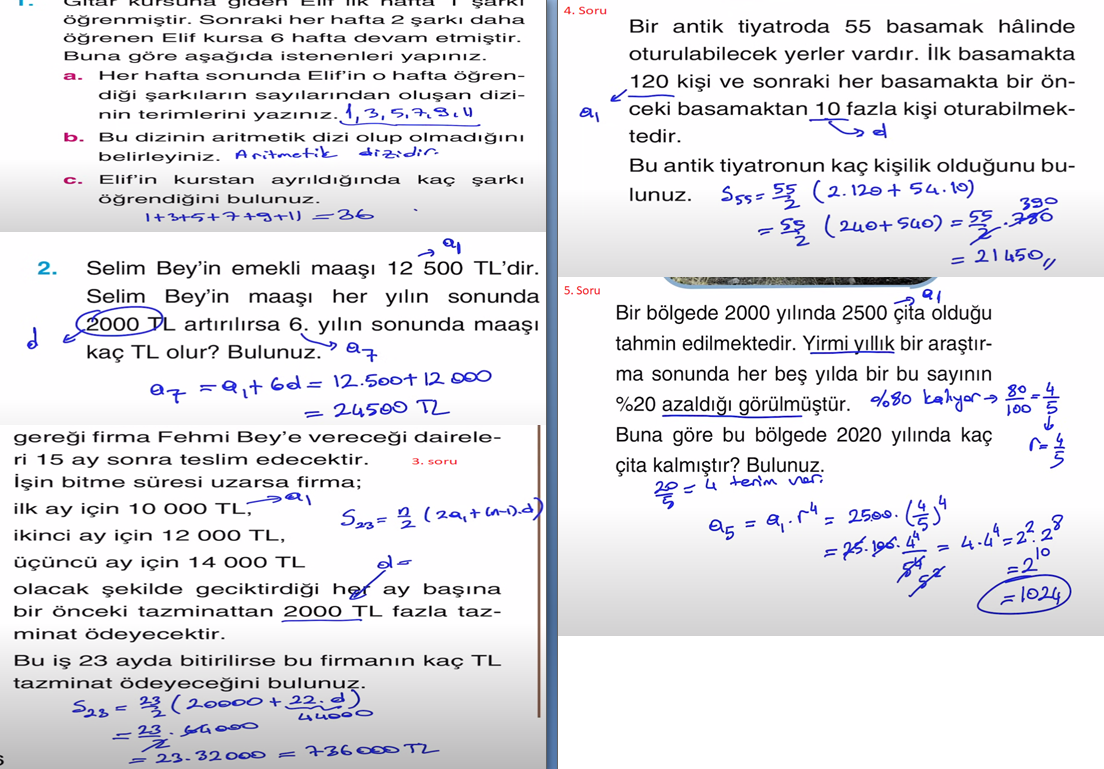 12. Sınıf Melis Yayınları Matematik Ders Kitabı Sayfa 106 Cevapları 12. Sınıf Melis Yayınları Matematik Ders Kitabı Sayfa 106 Cevapları