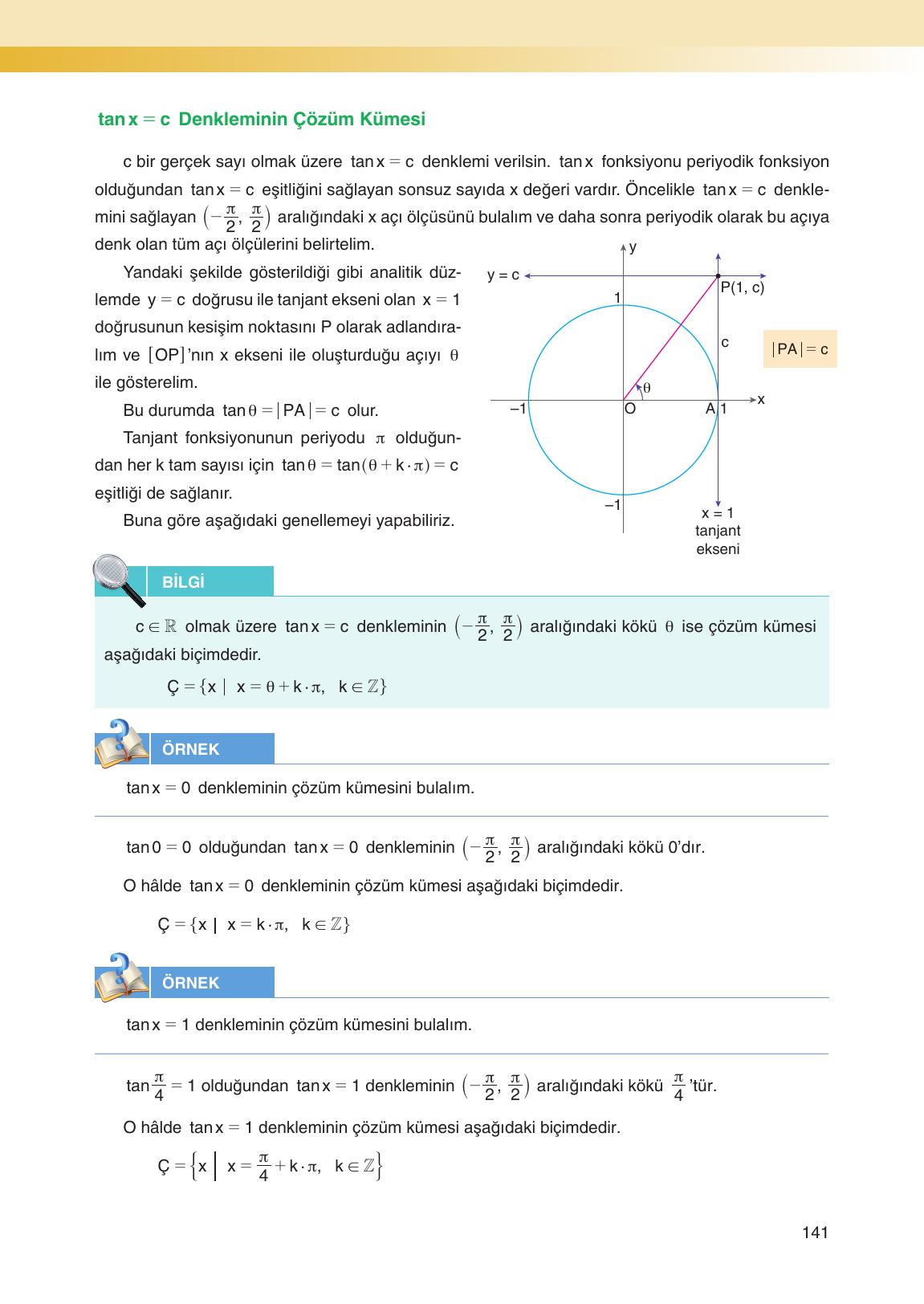 12. Sınıf Melis Yayınları Matematik Ders Kitabı Sayfa 141 Cevapları 12. Sınıf Melis Yayınları Matematik Ders Kitabı Sayfa 141 Cevapları