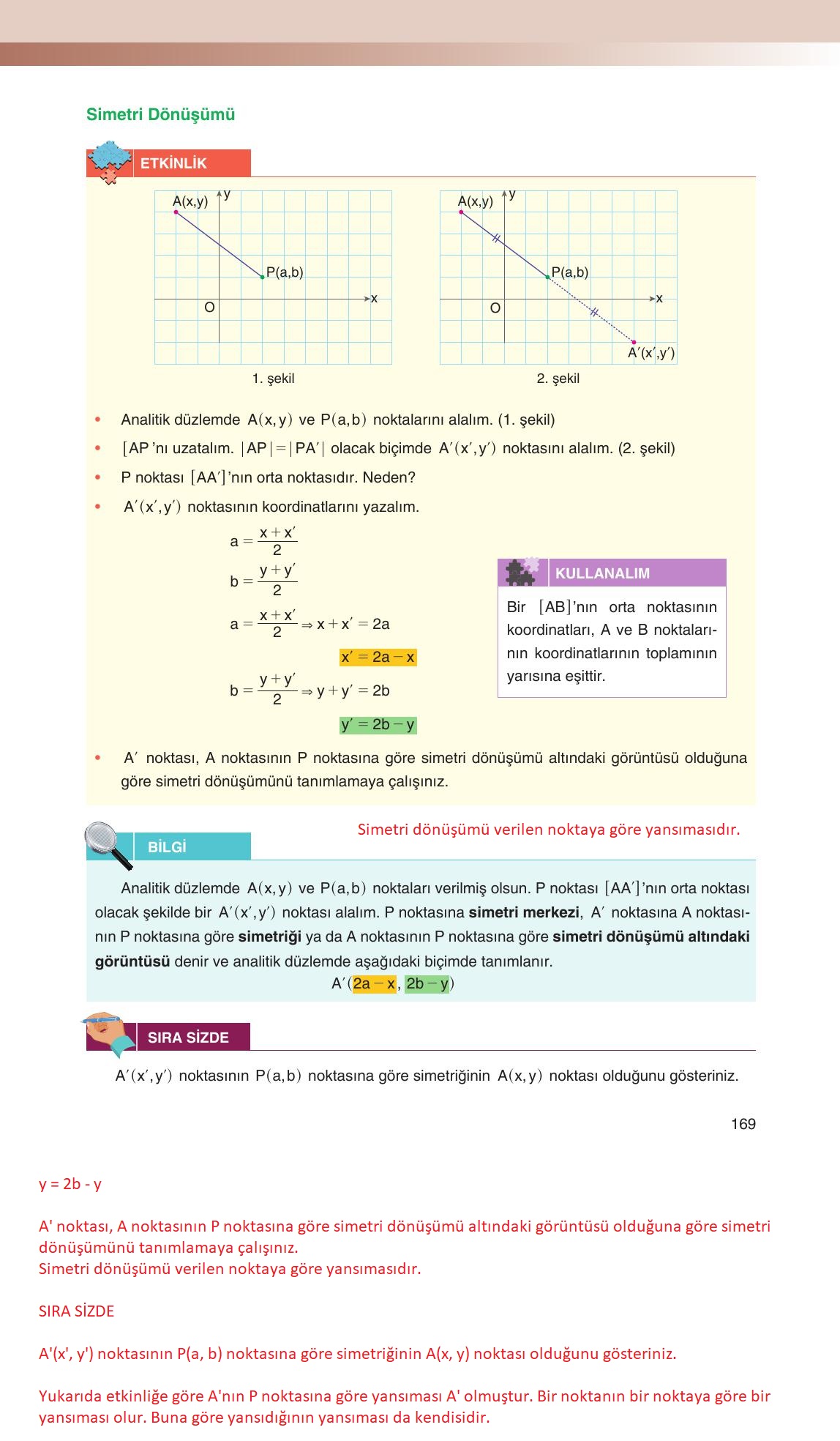 12. Sınıf Melis Yayınları Matematik Ders Kitabı Sayfa 169 Cevapları 12. Sınıf Melis Yayınları Matematik Ders Kitabı Sayfa 169 Cevapları