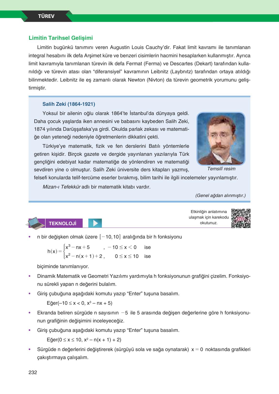 12. Sınıf Melis Yayınları Matematik Ders Kitabı Sayfa 232 Cevapları 12. Sınıf Melis Yayınları Matematik Ders Kitabı Sayfa 232 Cevapları