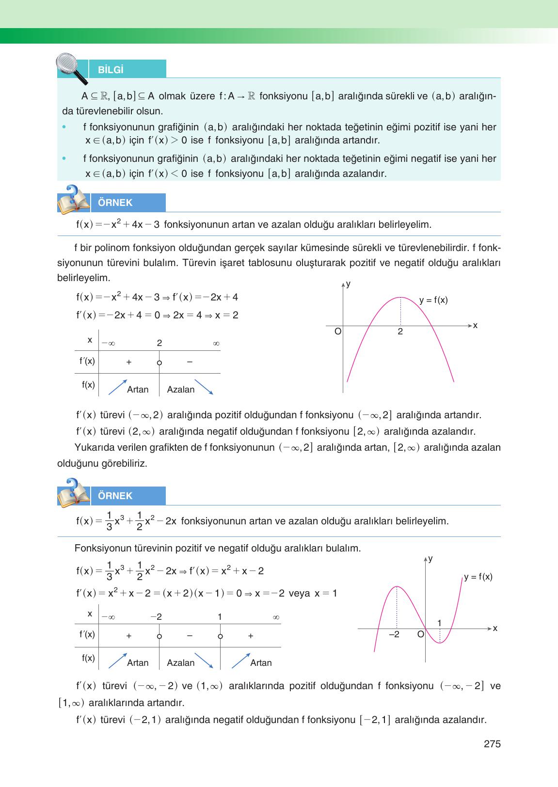 12. Sınıf Melis Yayınları Matematik Ders Kitabı Sayfa 275 Cevapları
