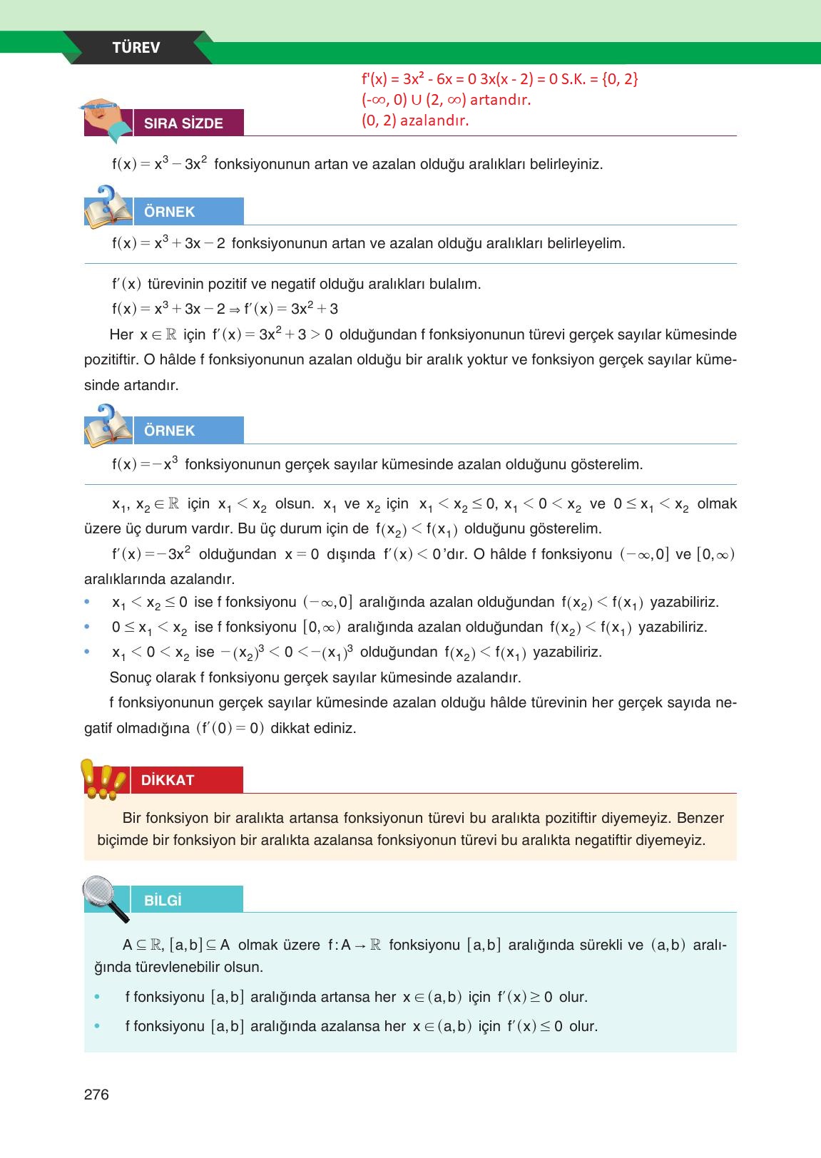 12. Sınıf Melis Yayınları Matematik Ders Kitabı Sayfa 276 Cevapları
