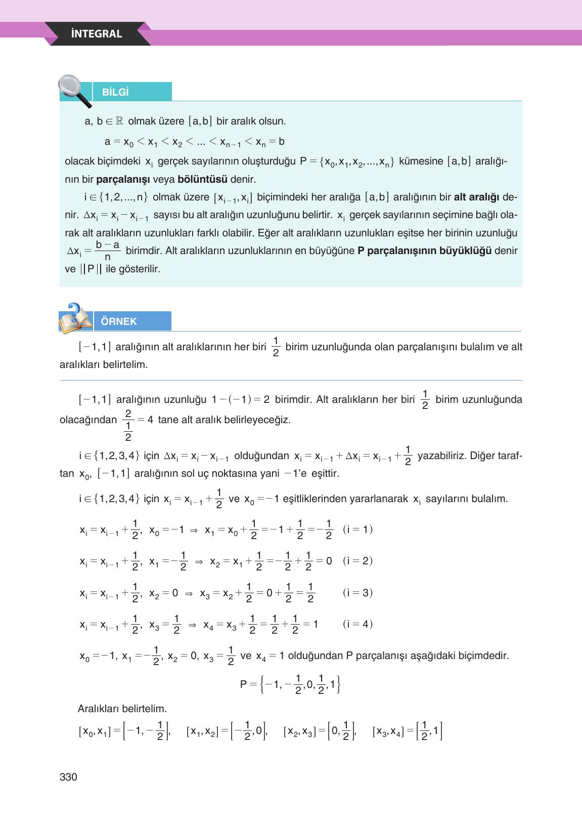12. Sınıf Melis Yayınları Matematik Ders Kitabı Sayfa 330 Cevapları