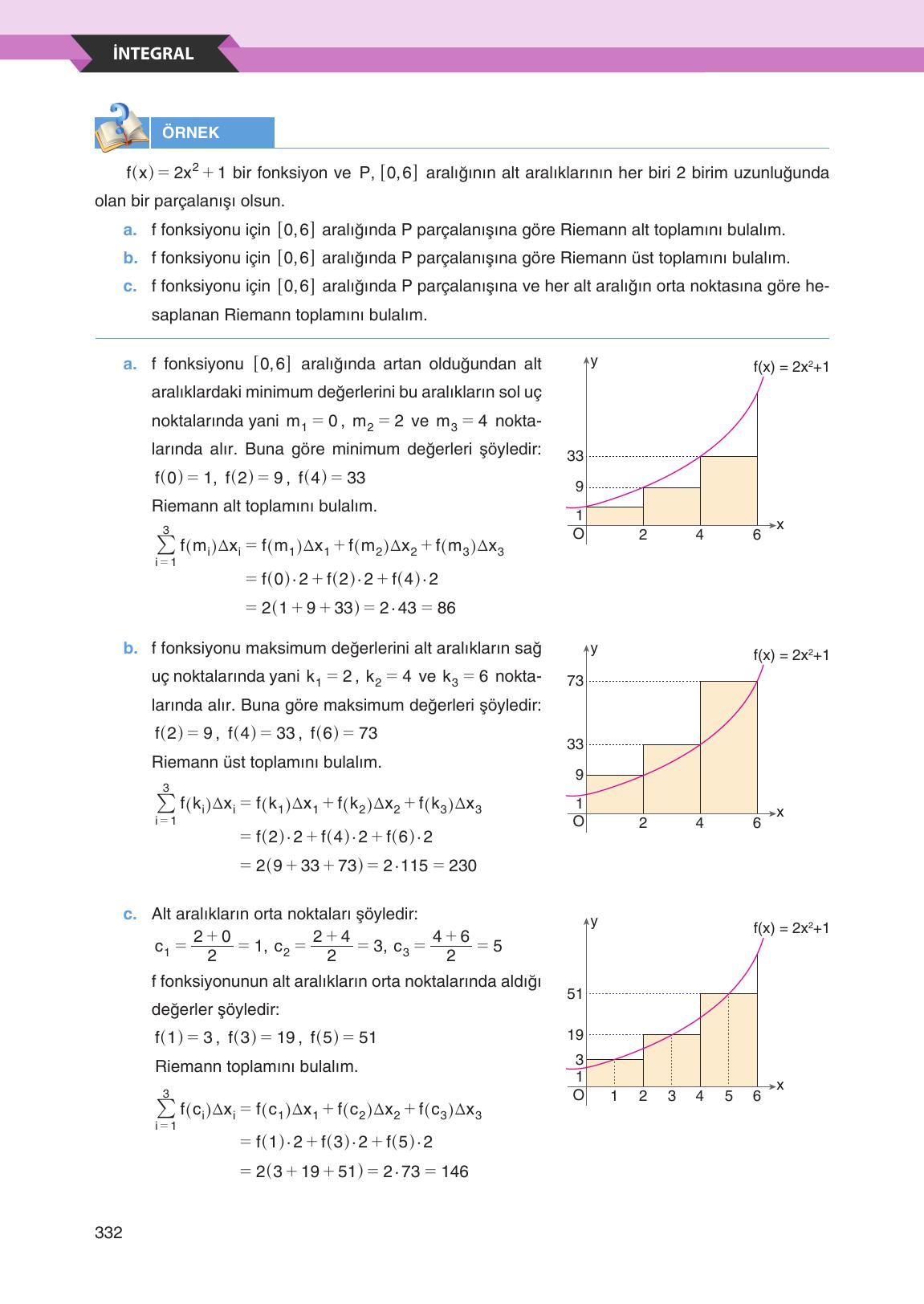 12. Sınıf Melis Yayınları Matematik Ders Kitabı Sayfa 332 Cevapları