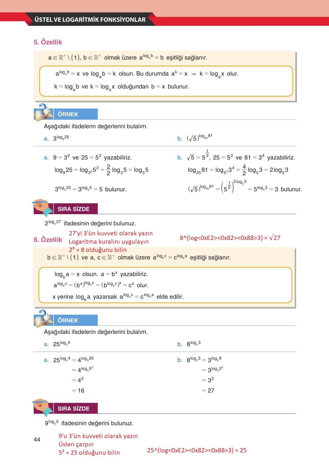 12. Sınıf Melis Yayınları Matematik Ders Kitabı Sayfa 44 Cevapları 12. Sınıf Melis Yayınları Matematik Ders Kitabı Sayfa 44 Cevapları