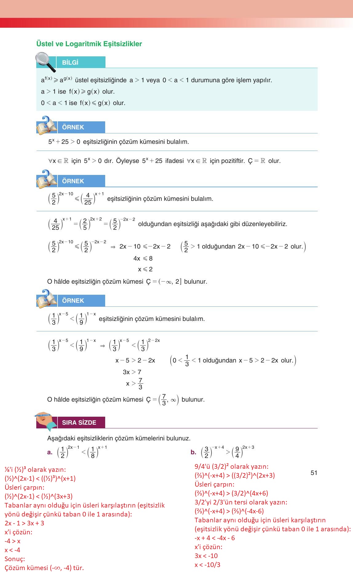 12. Sınıf Melis Yayınları Matematik Ders Kitabı Sayfa 51 Cevapları 12. Sınıf Melis Yayınları Matematik Ders Kitabı Sayfa 51 Cevapları