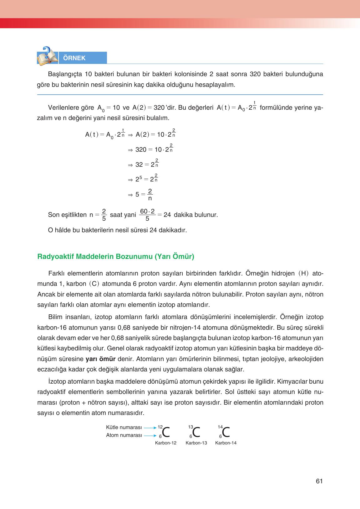 12. Sınıf Melis Yayınları Matematik Ders Kitabı Sayfa 61 Cevapları