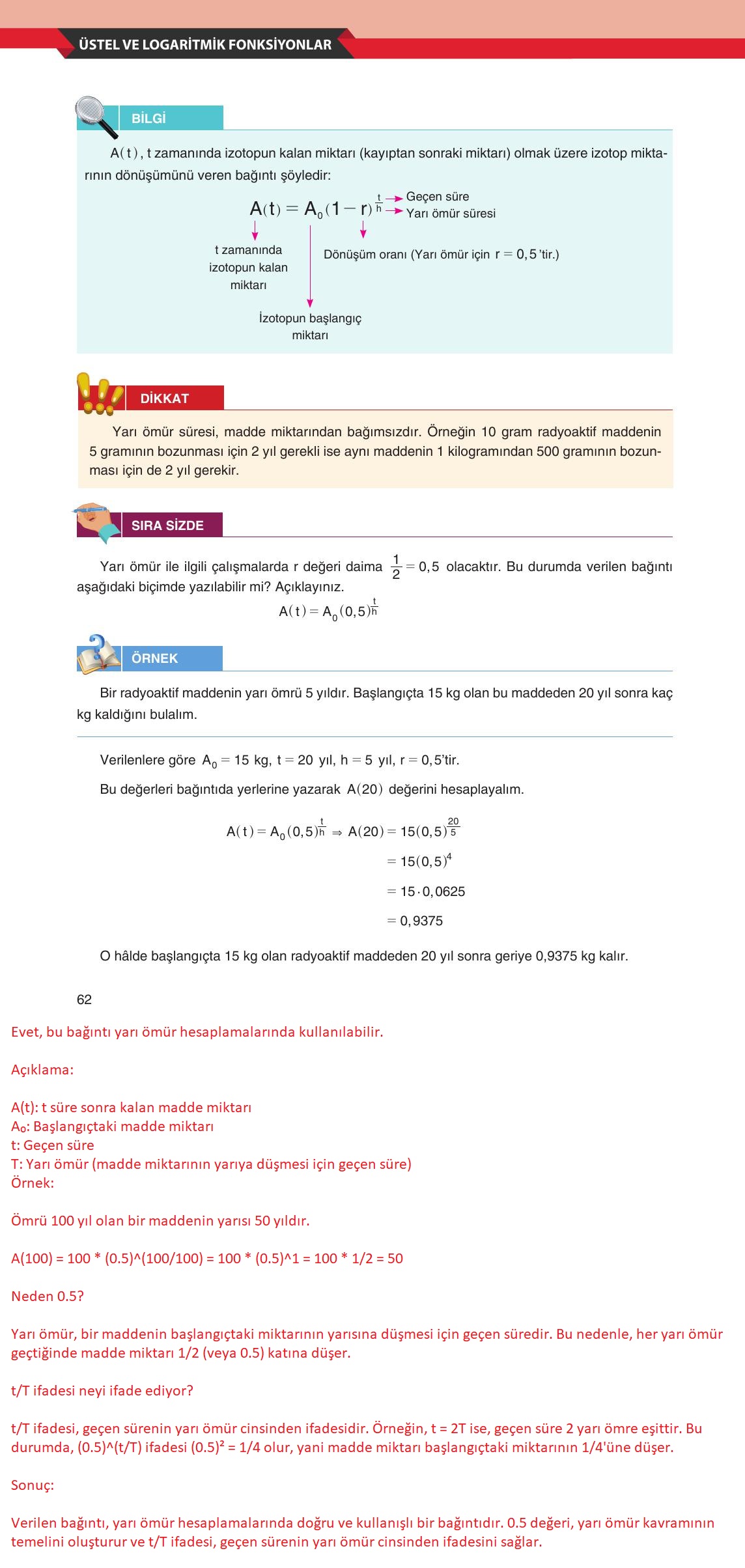 12. Sınıf Melis Yayınları Matematik Ders Kitabı Sayfa 62 Cevapları 12. Sınıf Melis Yayınları Matematik Ders Kitabı Sayfa 62 Cevapları