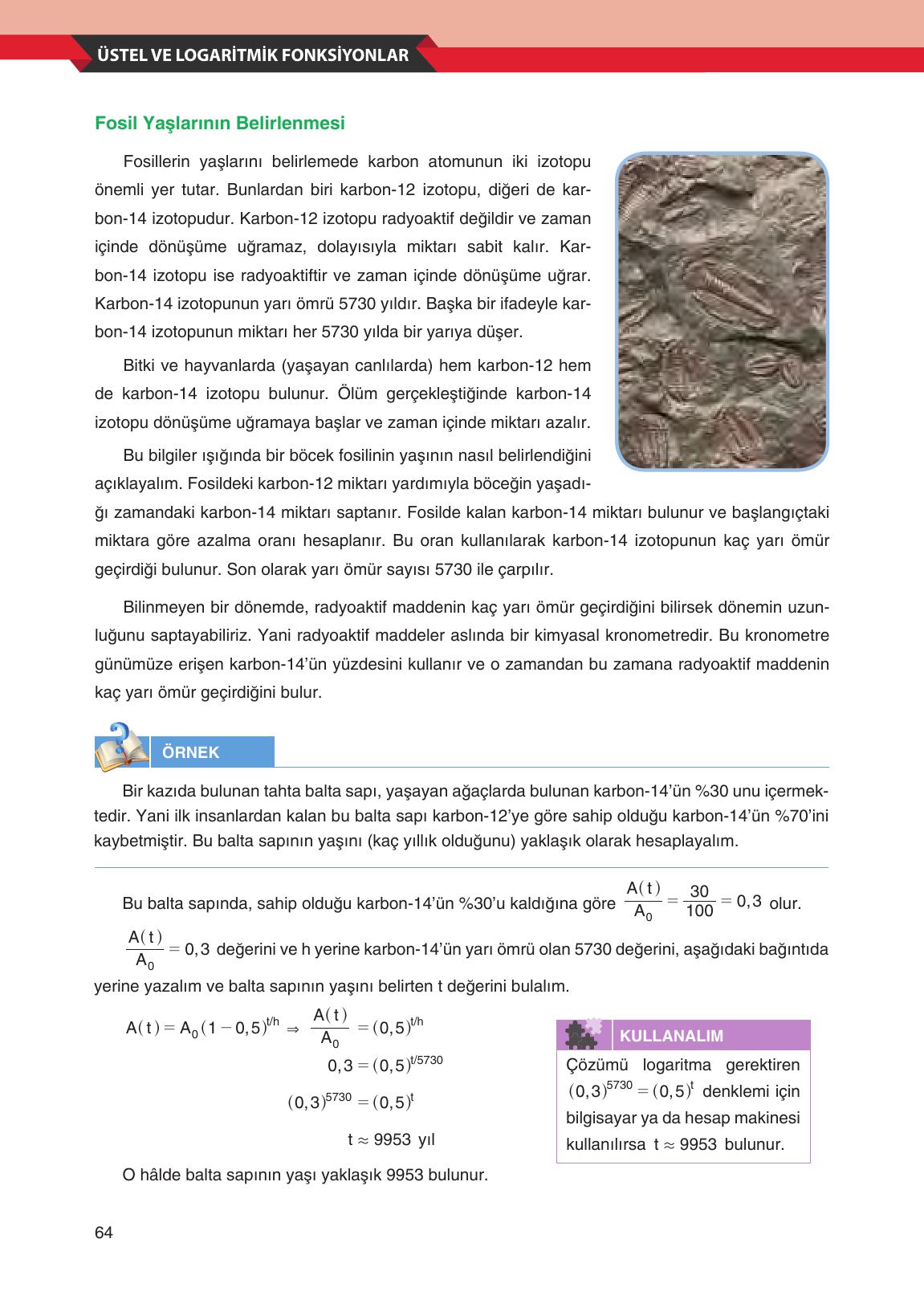 12. Sınıf Melis Yayınları Matematik Ders Kitabı Sayfa 64 Cevapları
