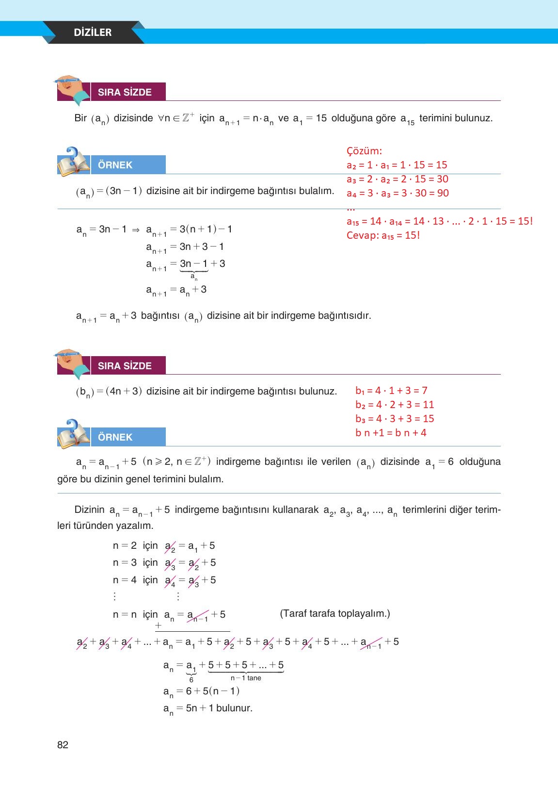 12. Sınıf Melis Yayınları Matematik Ders Kitabı Sayfa 82 Cevapları 12. Sınıf Melis Yayınları Matematik Ders Kitabı Sayfa 82 Cevapları
