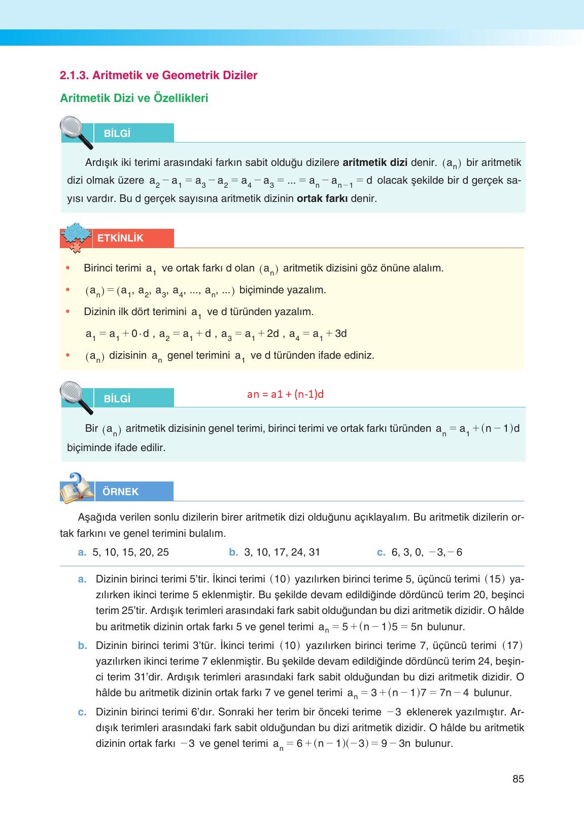 12. Sınıf Melis Yayınları Matematik Ders Kitabı Sayfa 85 Cevapları 12. Sınıf Melis Yayınları Matematik Ders Kitabı Sayfa 85 Cevapları