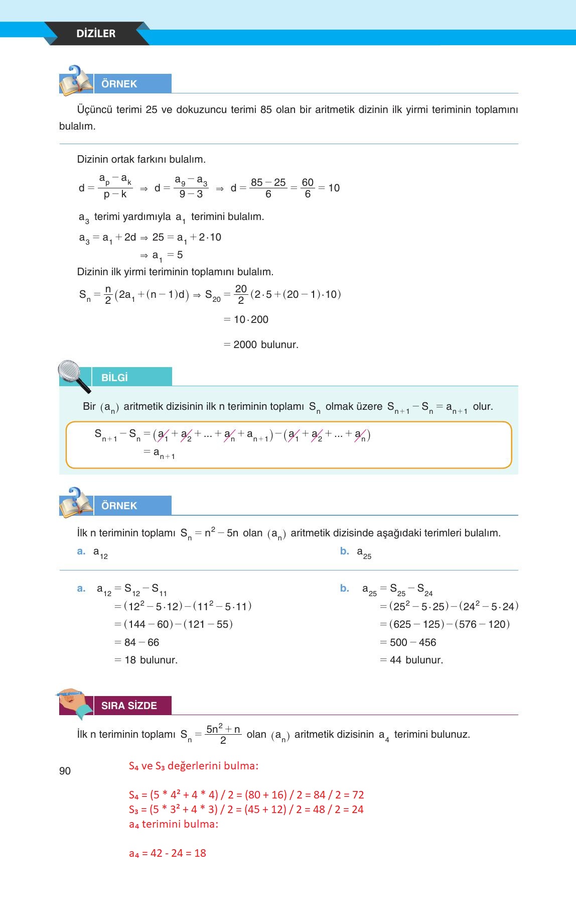 12. Sınıf Melis Yayınları Matematik Ders Kitabı Sayfa 90 Cevapları 12. Sınıf Melis Yayınları Matematik Ders Kitabı Sayfa 90 Cevapları