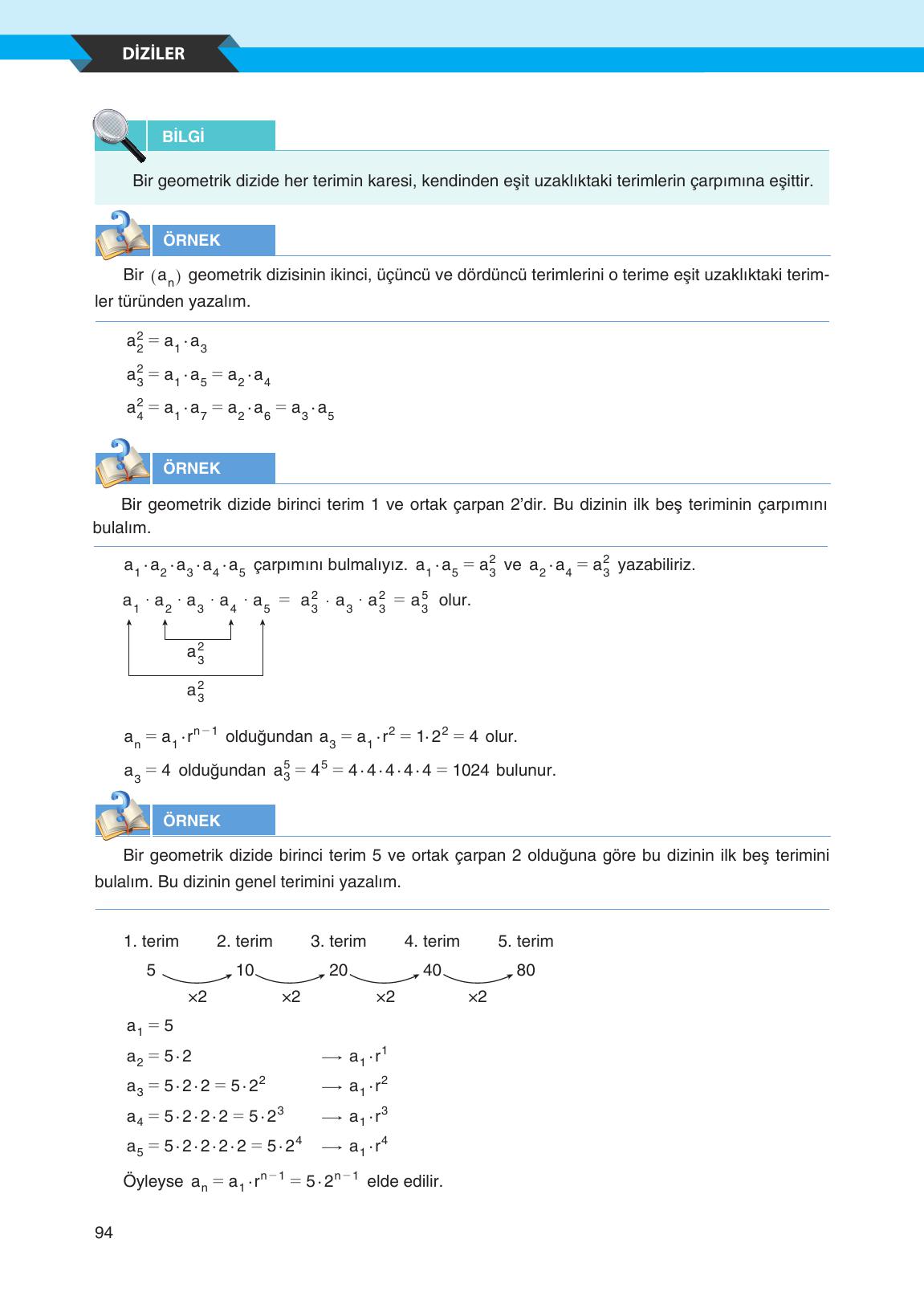 12. Sınıf Melis Yayınları Matematik Ders Kitabı Sayfa 94 Cevapları 12. Sınıf Melis Yayınları Matematik Ders Kitabı Sayfa 94 Cevapları