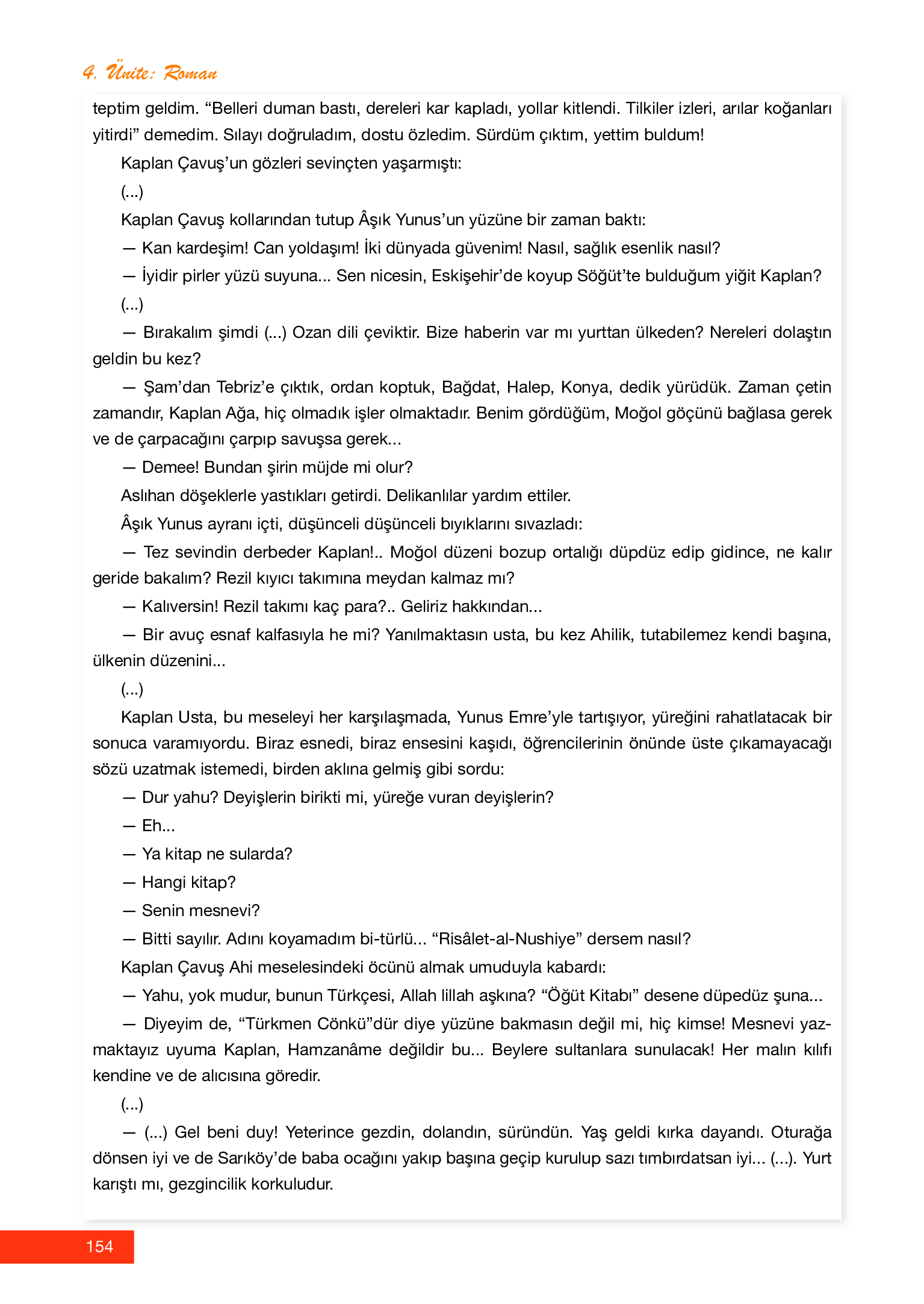 12. Sınıf Melis Yayınları Türk Dili Ve Edebiyatı Ders Kitabı Sayfa 154 Cevapları 12. Sınıf Melis Yayınları Türk Dili Ve Edebiyatı Ders Kitabı Sayfa 154 Cevapları