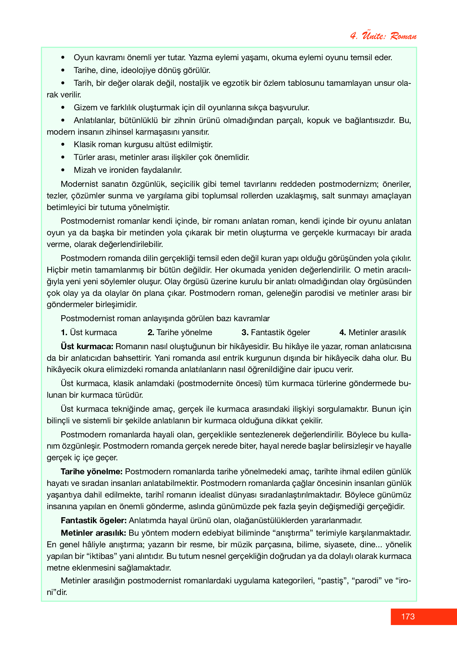 12. Sınıf Melis Yayınları Türk Dili Ve Edebiyatı Ders Kitabı Sayfa 173 Cevapları 12. Sınıf Melis Yayınları Türk Dili Ve Edebiyatı Ders Kitabı Sayfa 173 Cevapları